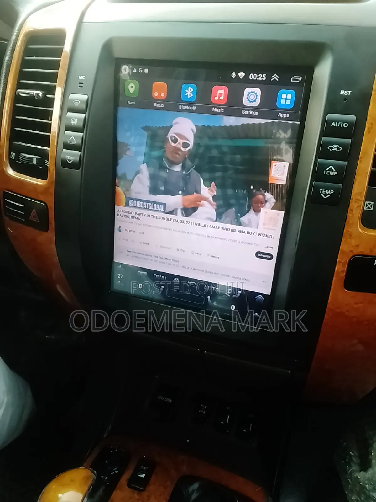 Gx 470 Lexus Android Navigation With Headrest DVD Player