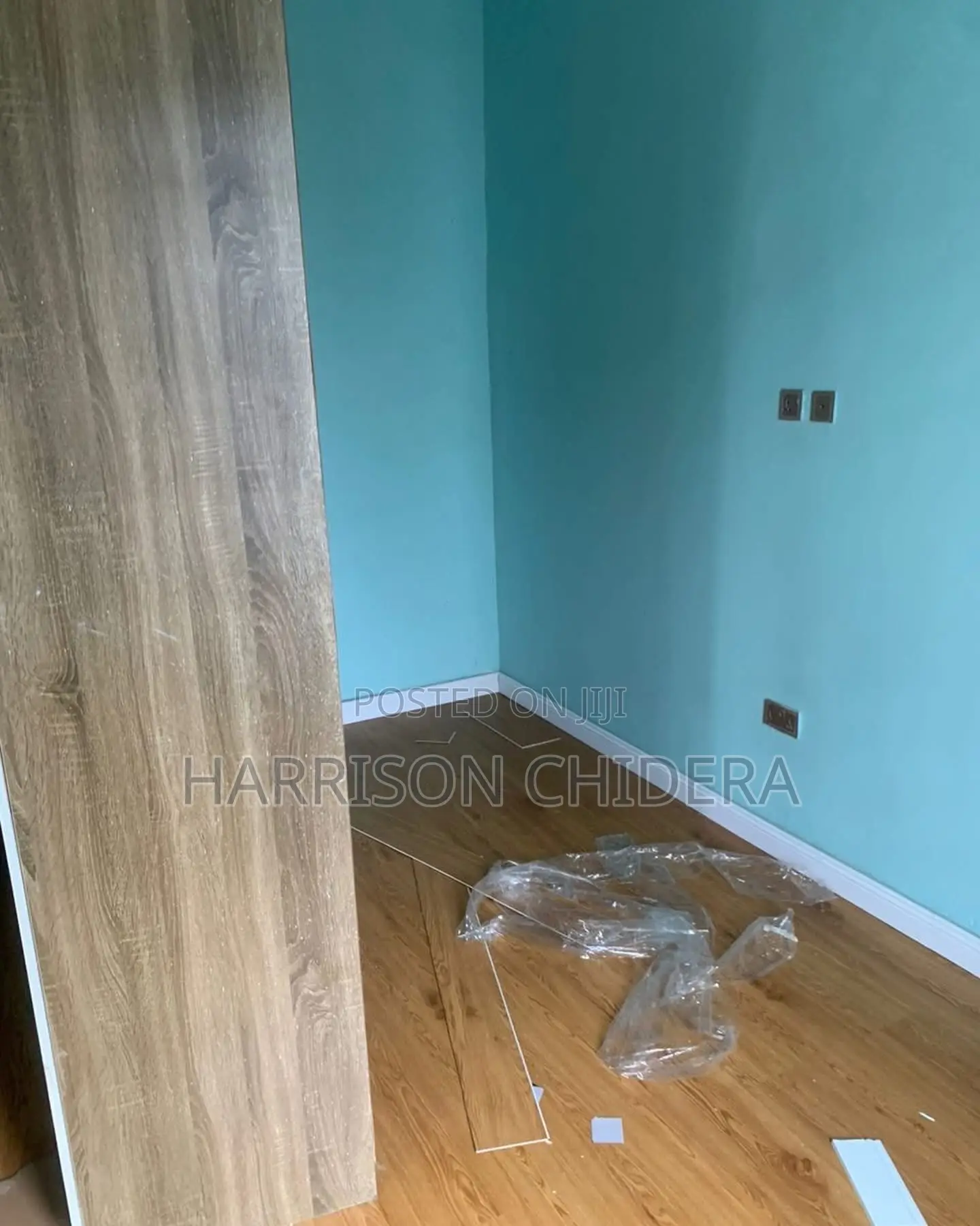Germany Brown Vinyl Floor Installation