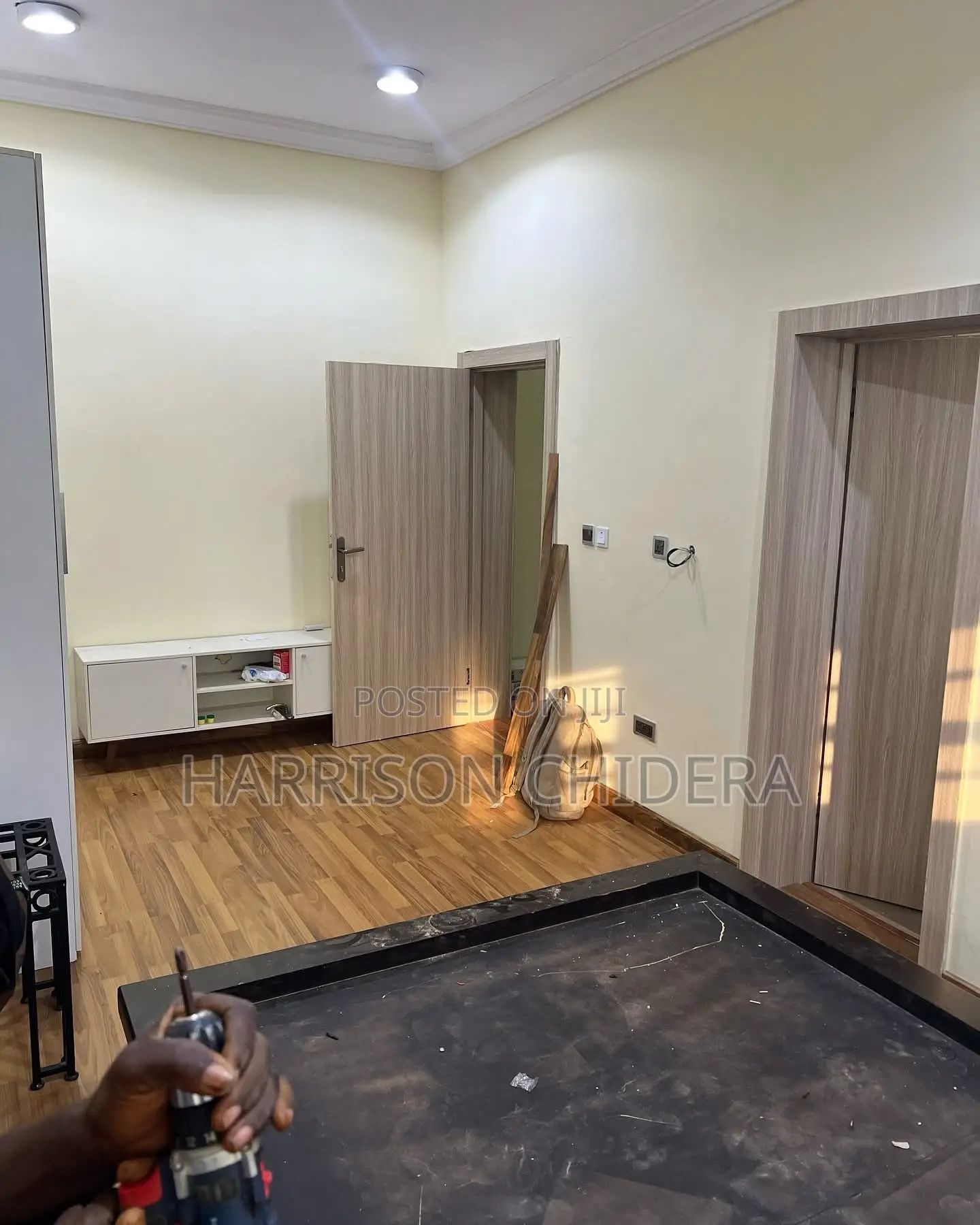 Germany Brown Vinyl Floor Installation