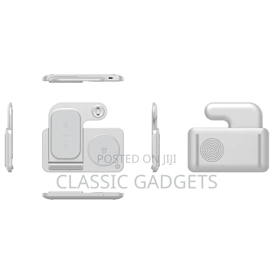 Wiwu Wi-W020 Foldable 3 in 1 15w Wireless Charger