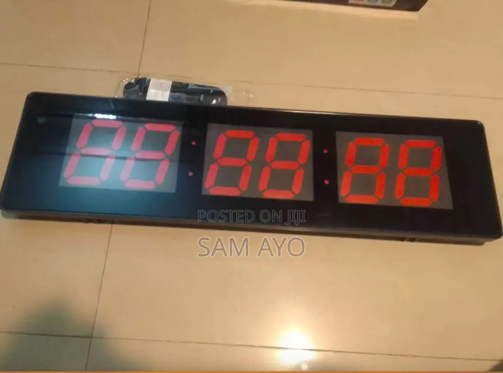 LED Digital Clock - 49cm X 13cm X 3cm