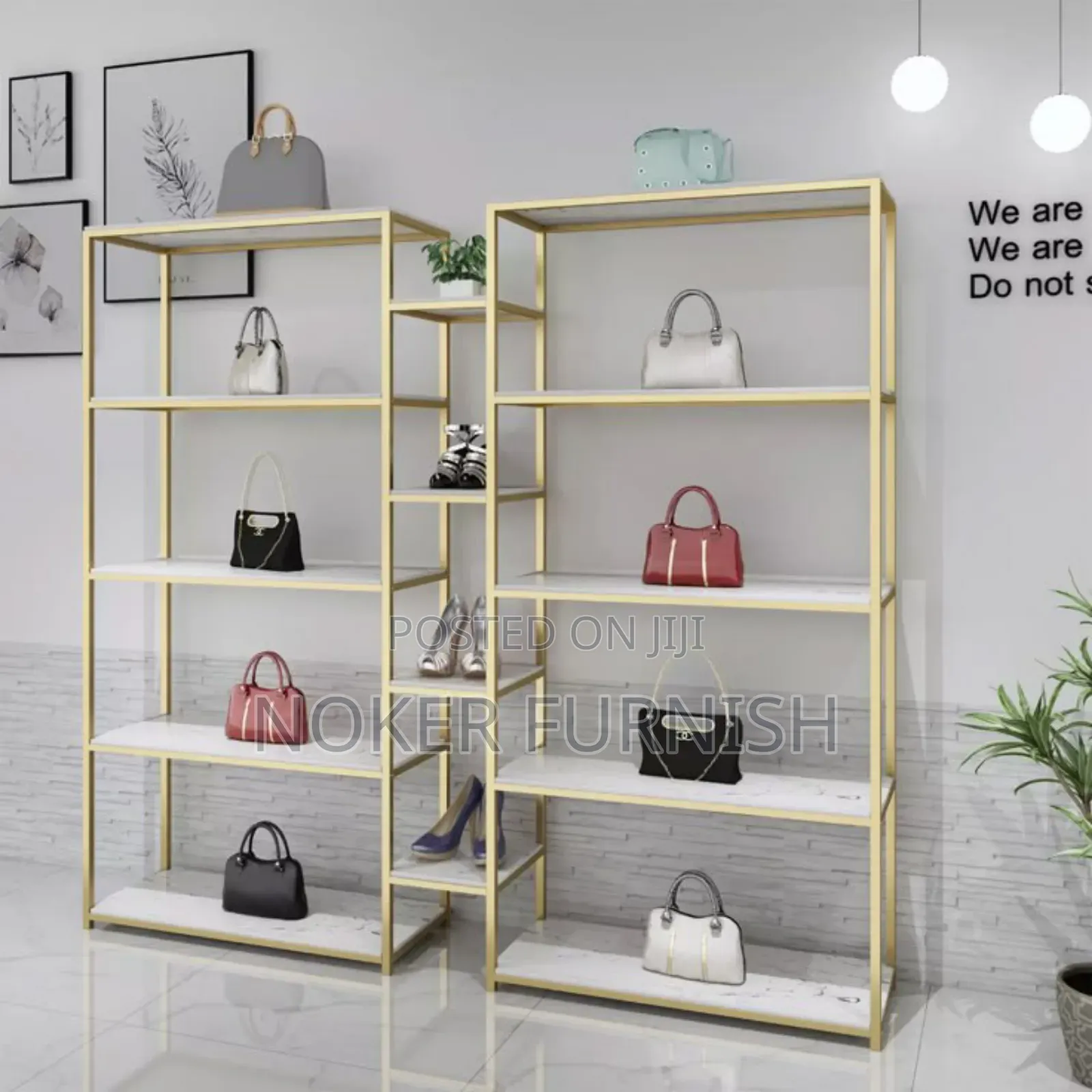 Display Metal Shelves 