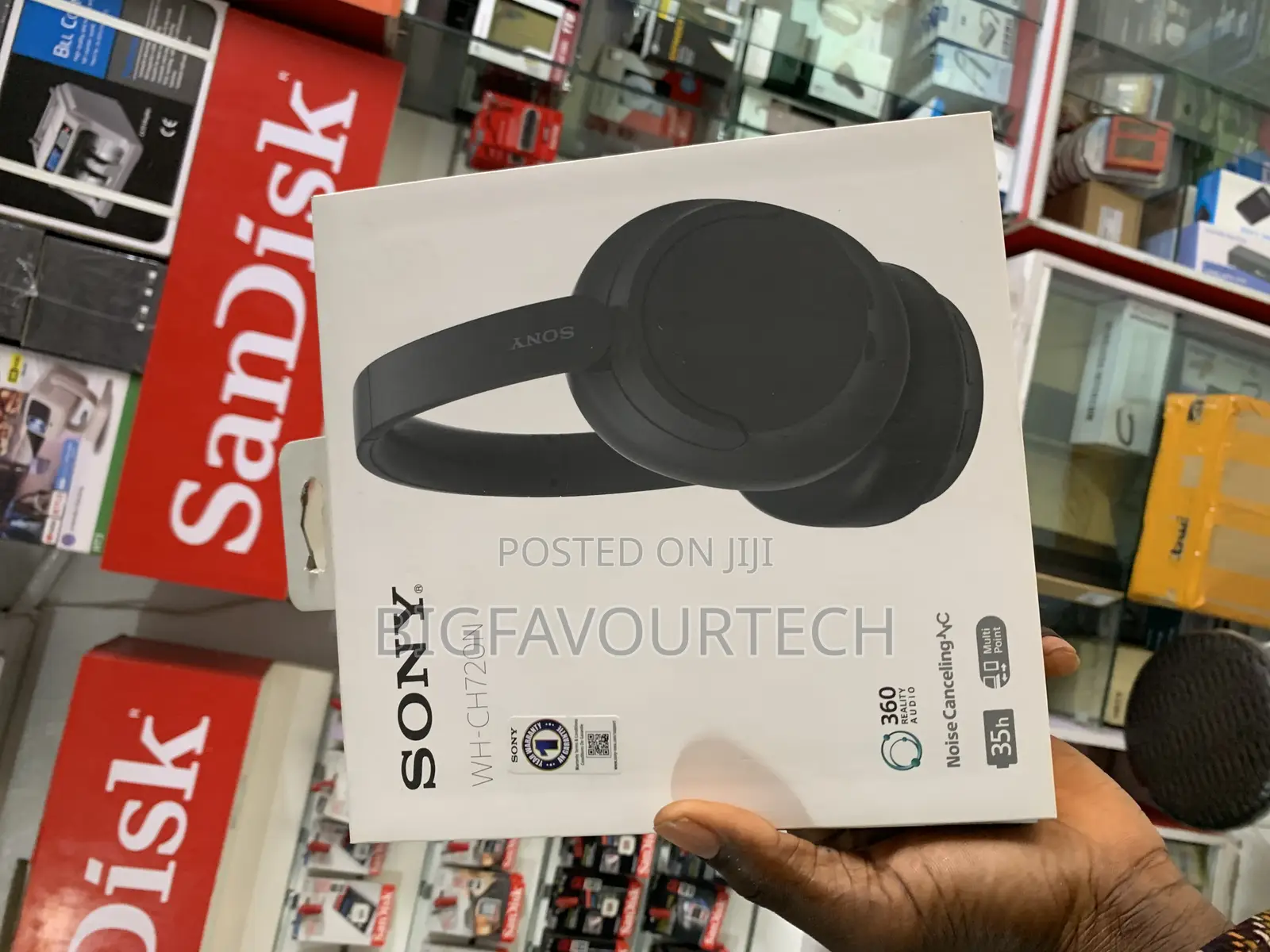 Sony WH-CH720N Wireless Over-Ear Noise-Canceling Headphones