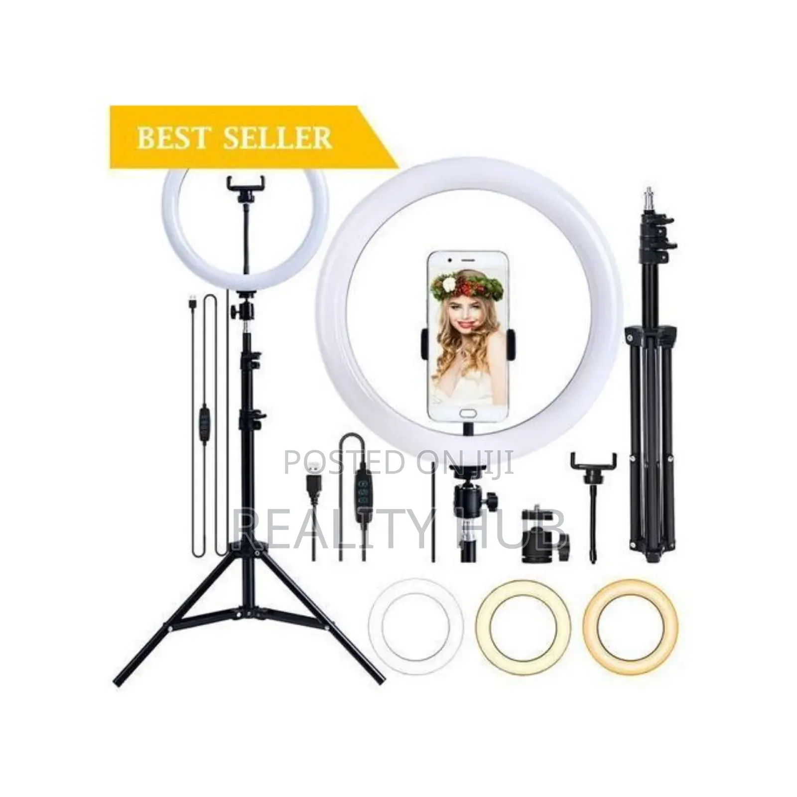12 Inches Automatic Led Ringlight/Phone Holder