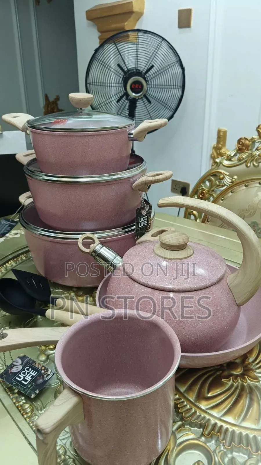11pcs Granite Cookware Pots Set