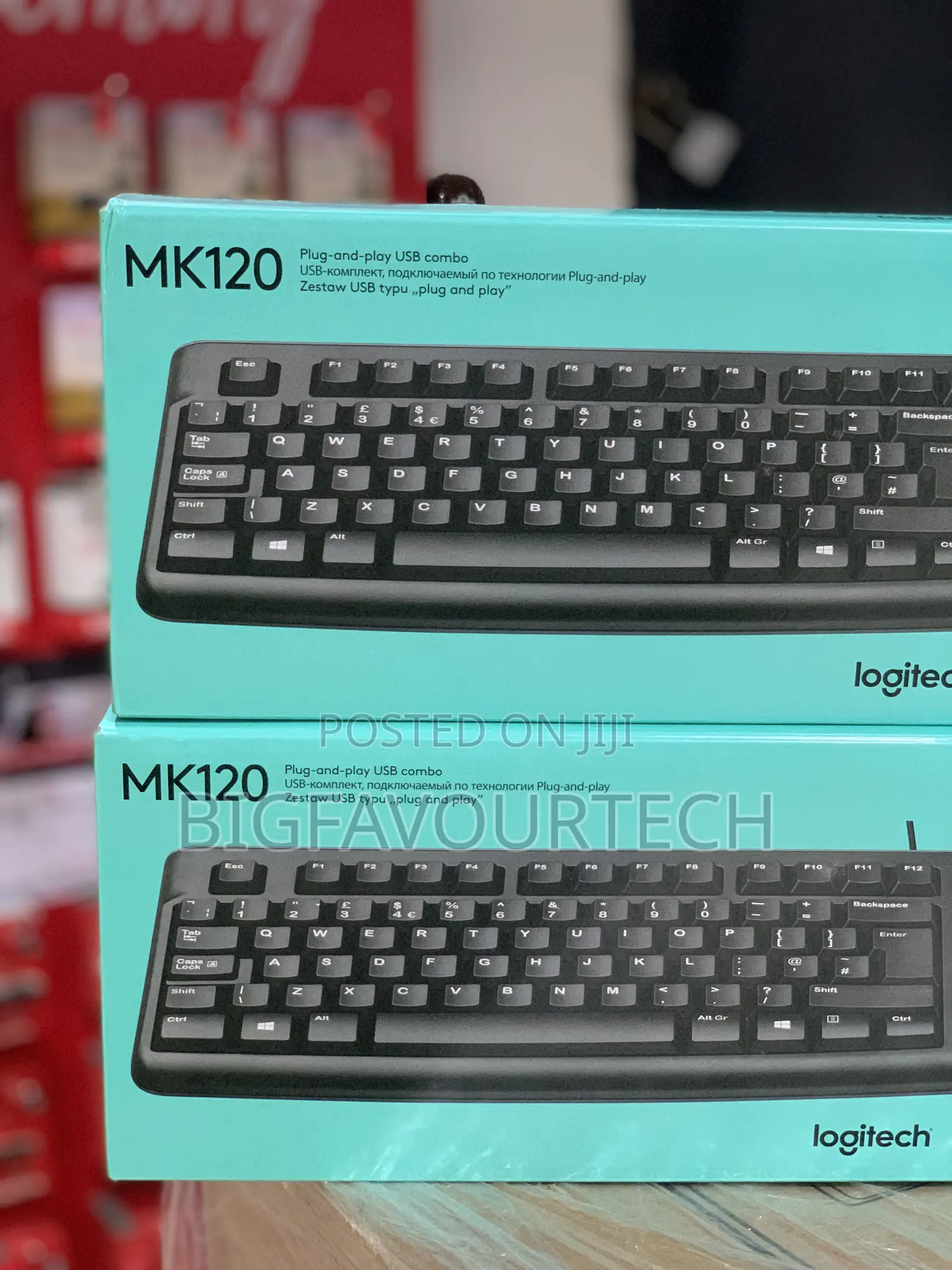 Logitech Mk 120 Wired Keyboard