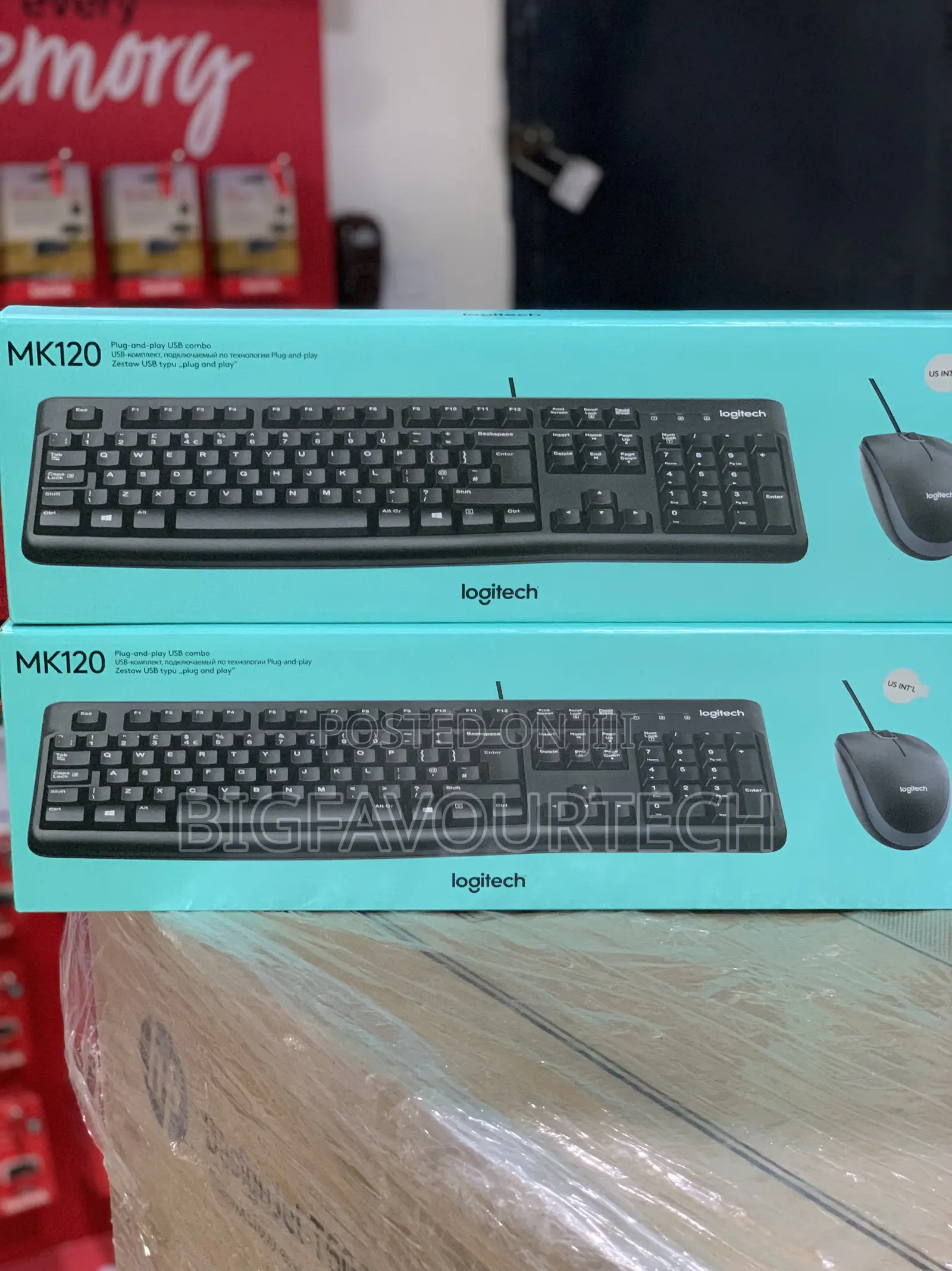 Logitech Mk 120 Wired Keyboard