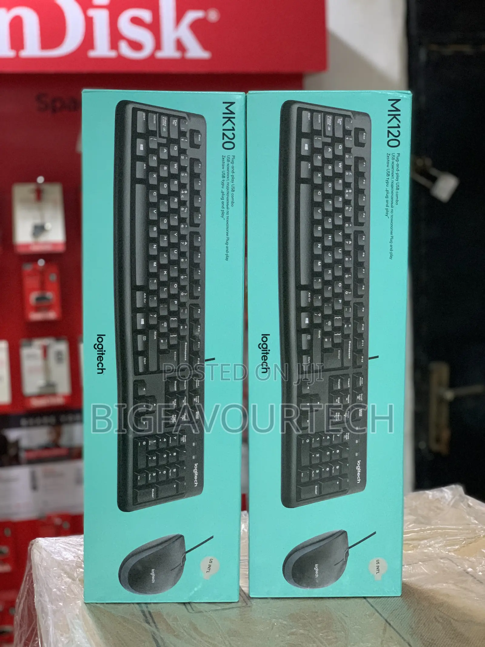 Logitech Mk 120 Wired Keyboard