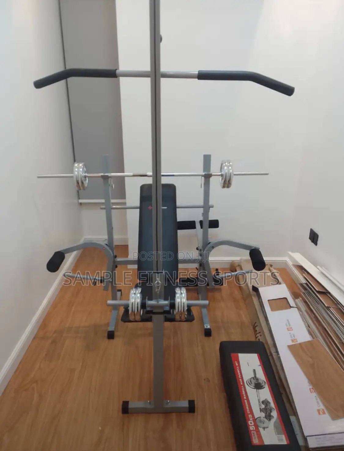 New Best Weight Bench With Latpole and 50kg