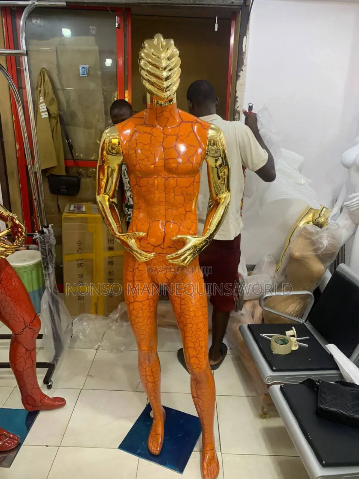 High Quality New Designs Fiber Male Mannequin