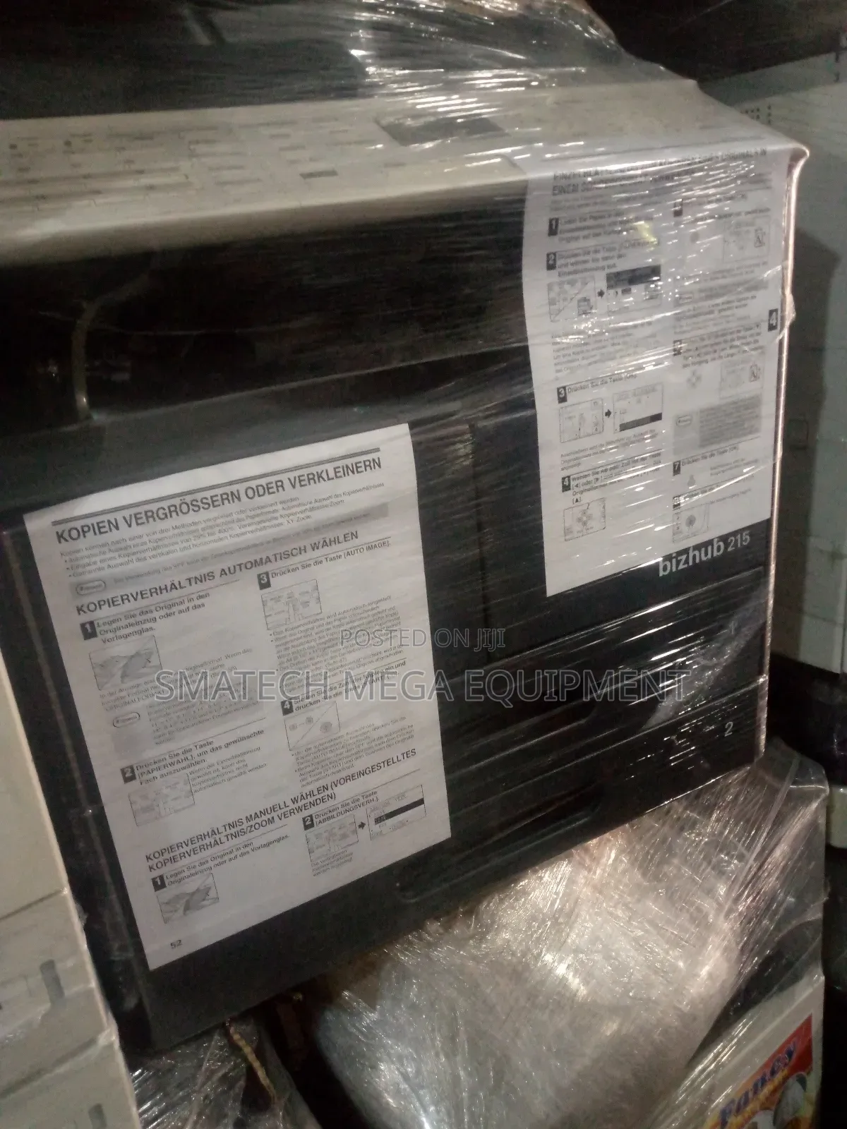 Konica Minolta Bizhub C215 Black White Photocopy Machine/P