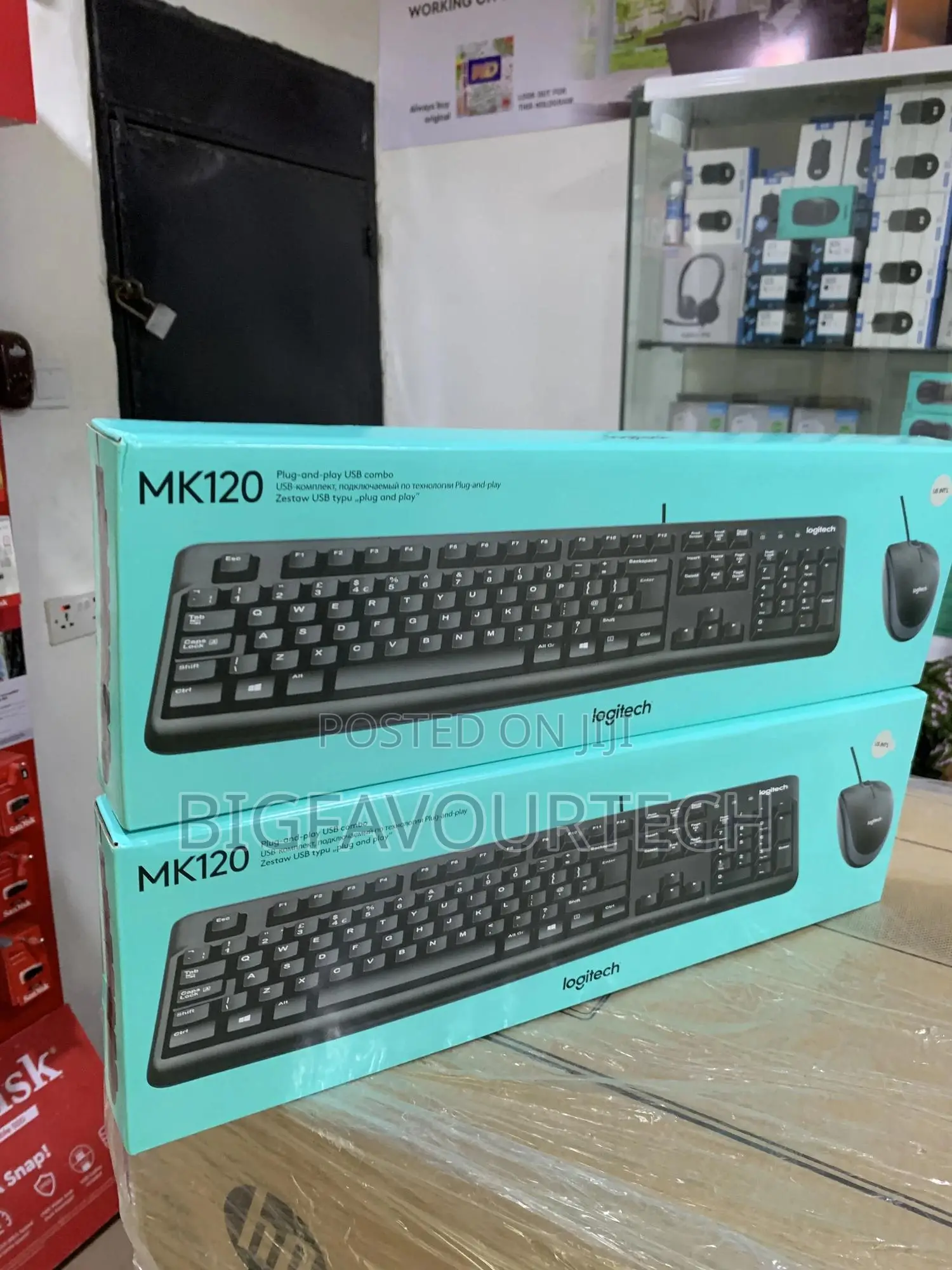 Logitech Mk 120 Wired Keyboard