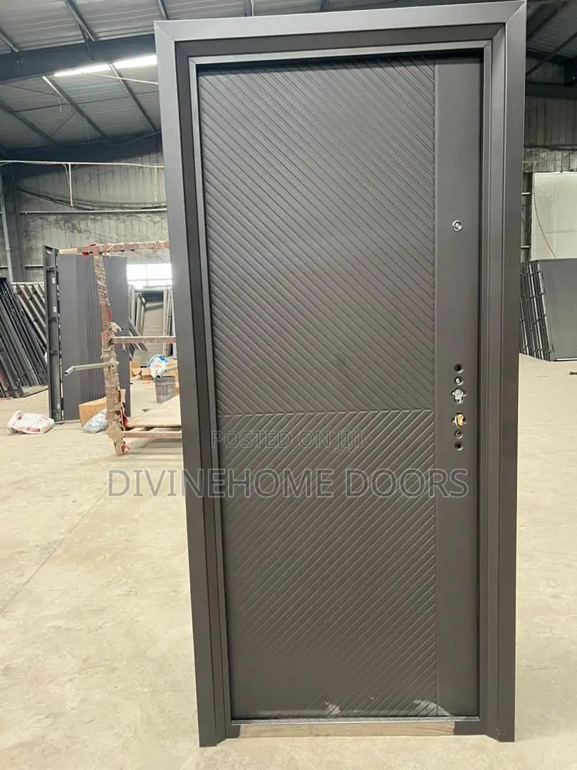 Wave Design Steel Door