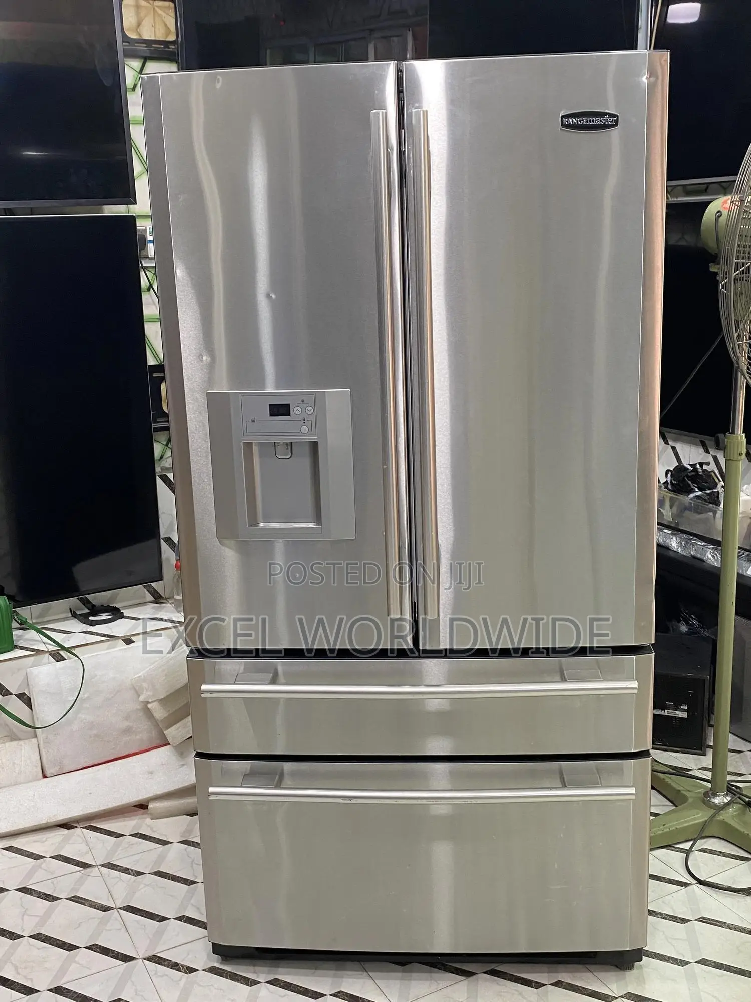 Rangemaster Four Door DXD Fridge Freezer Stainless Steel