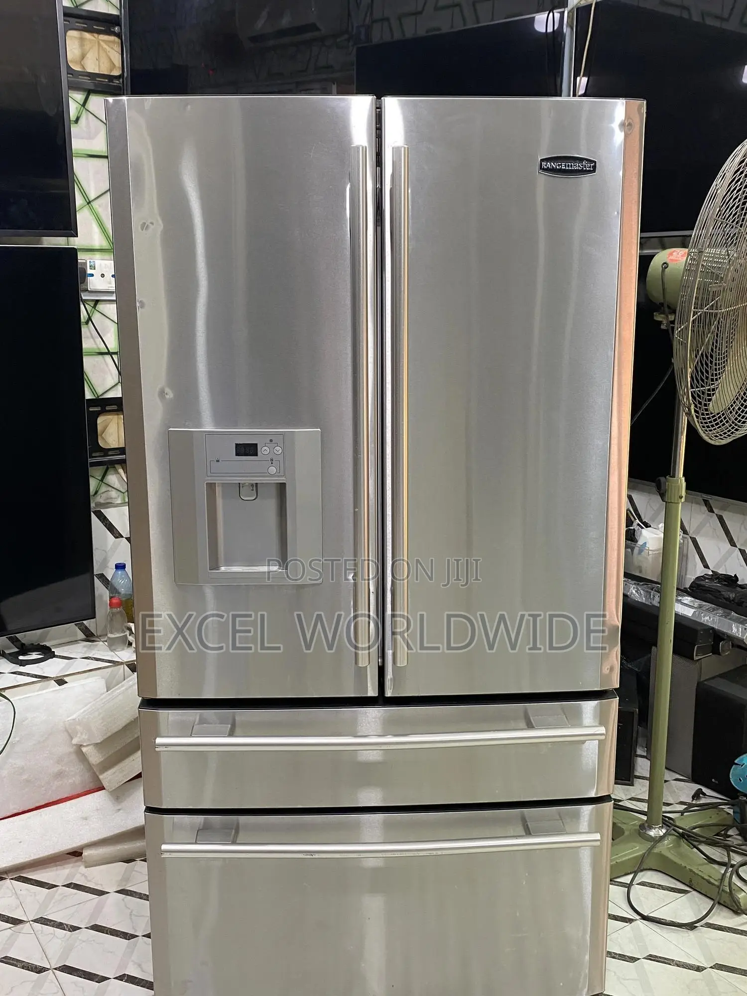 Rangemaster Four Door DXD Fridge Freezer Stainless Steel