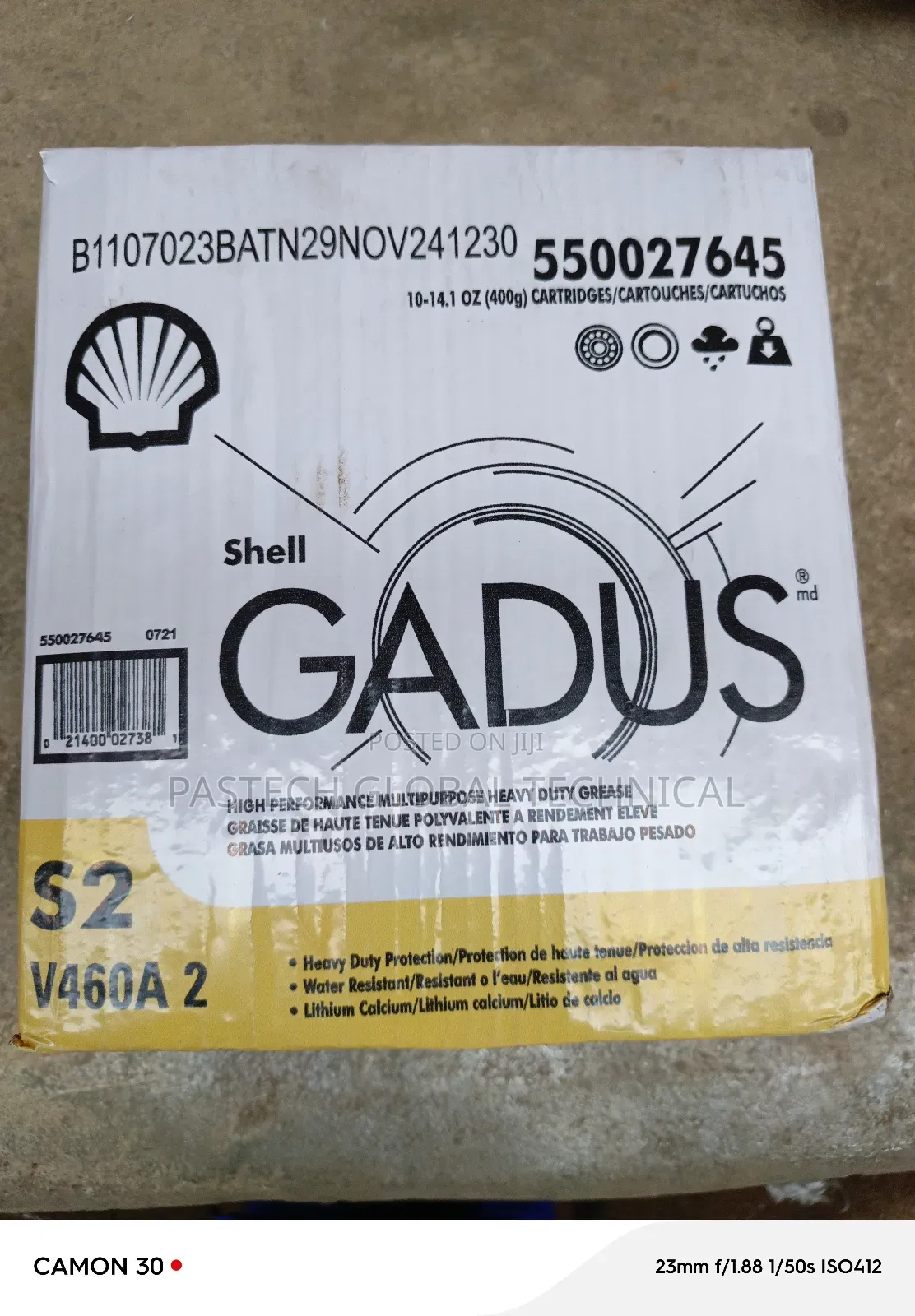 Shell Gadus S2 V460A Catridge