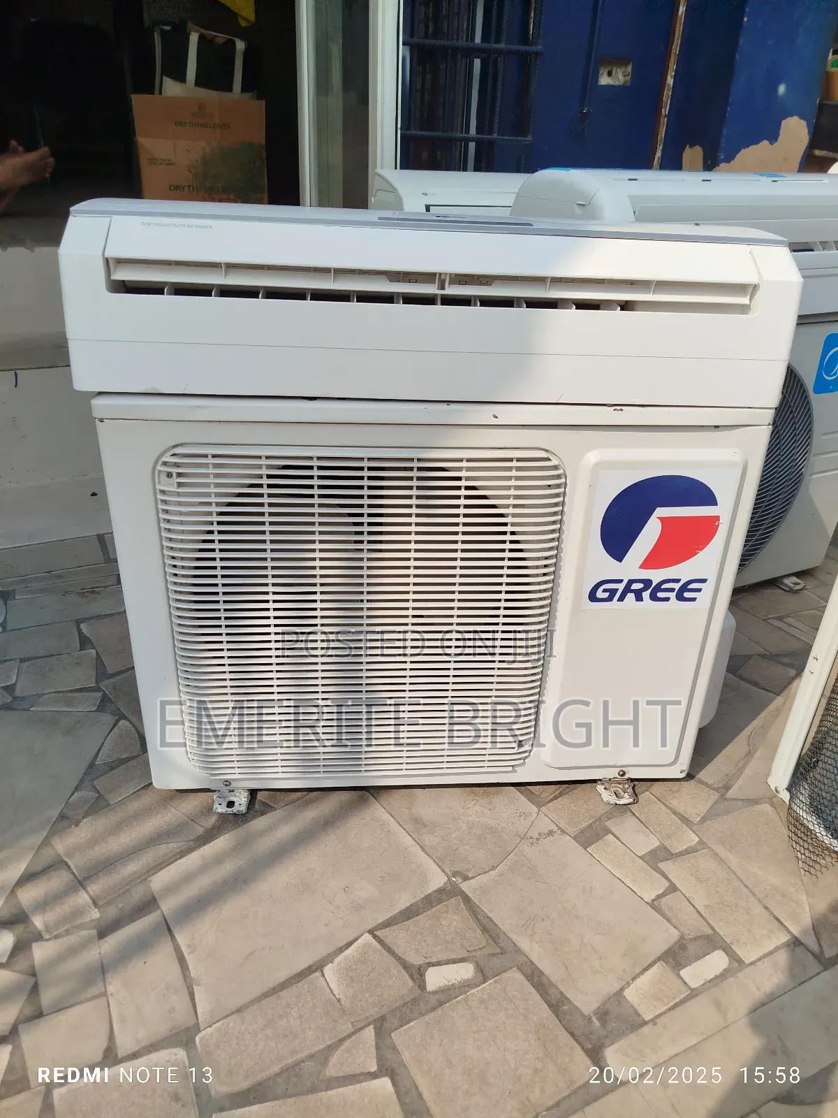 Uk Used Green 1.5 Hp Low Voltage 410 Gass Wit Folo Come Gass
