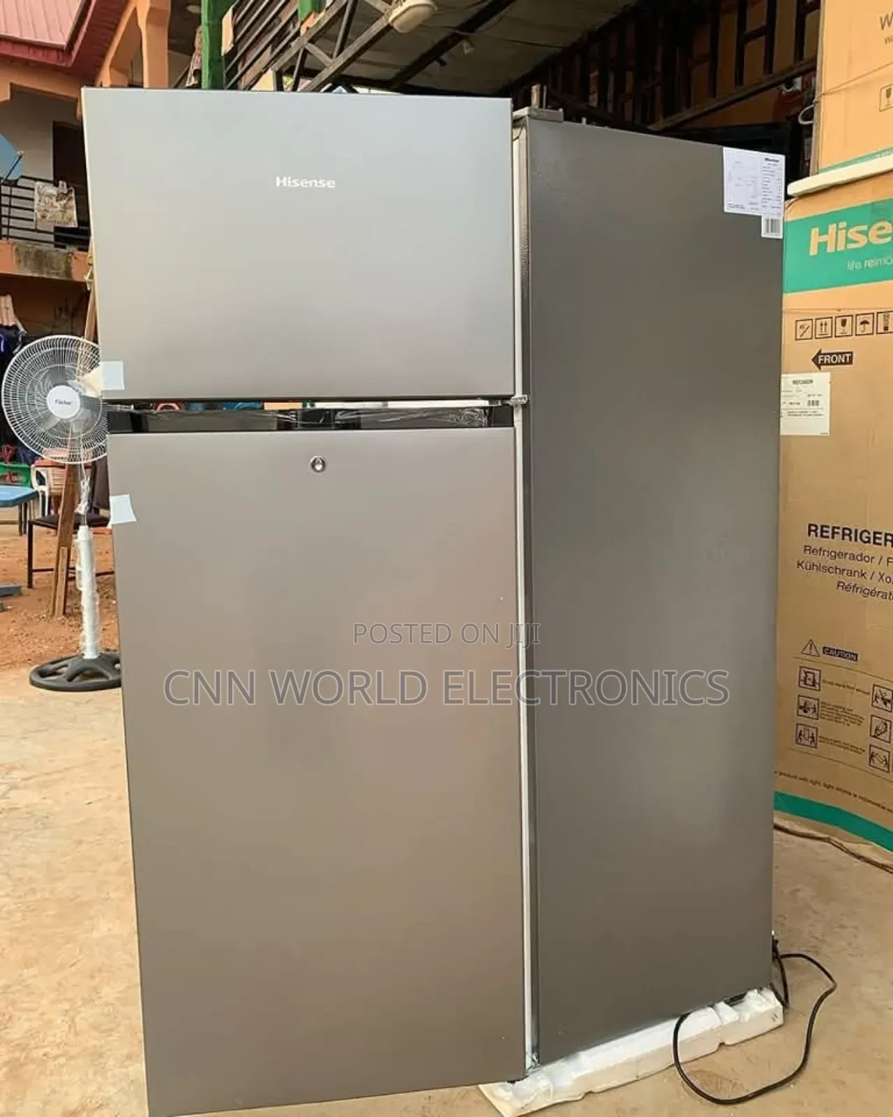 New Hisense Double Door Fridge(205l) Faster Freezing 1year