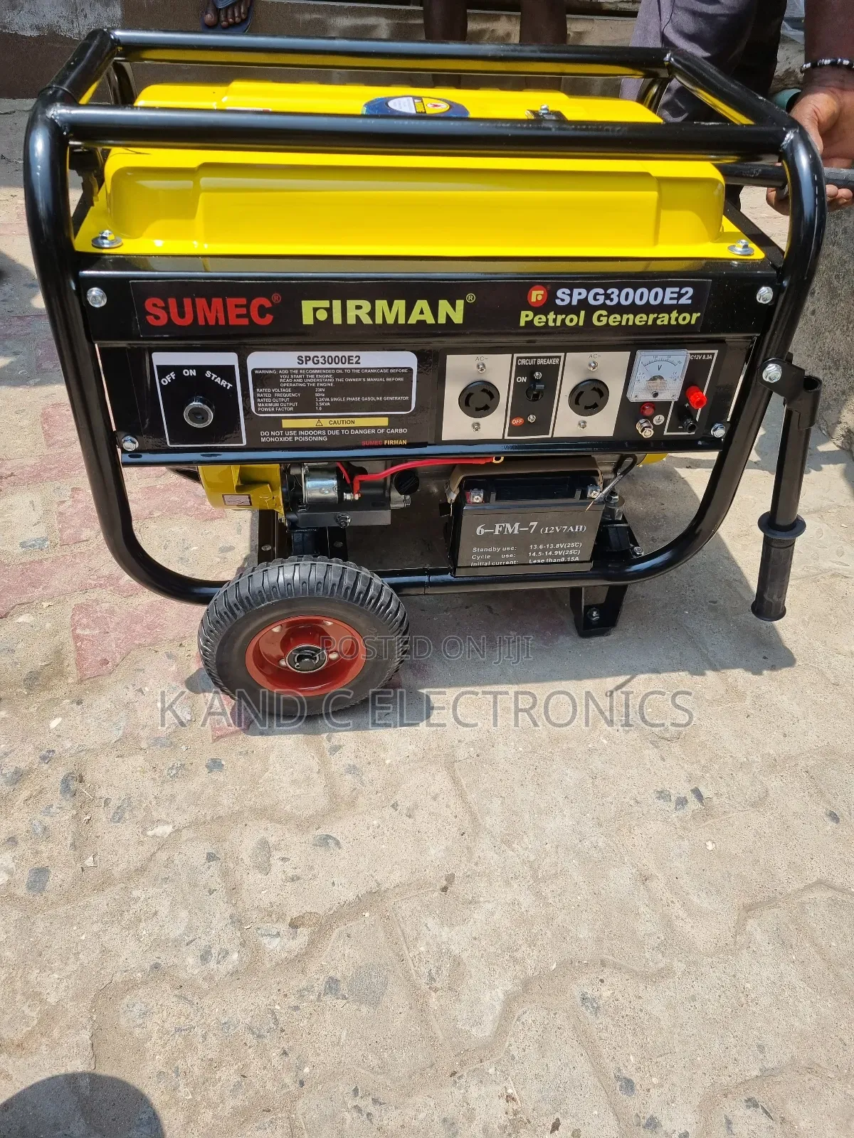 Firman 4.5kva Petrol Generator 100%Copper Wire