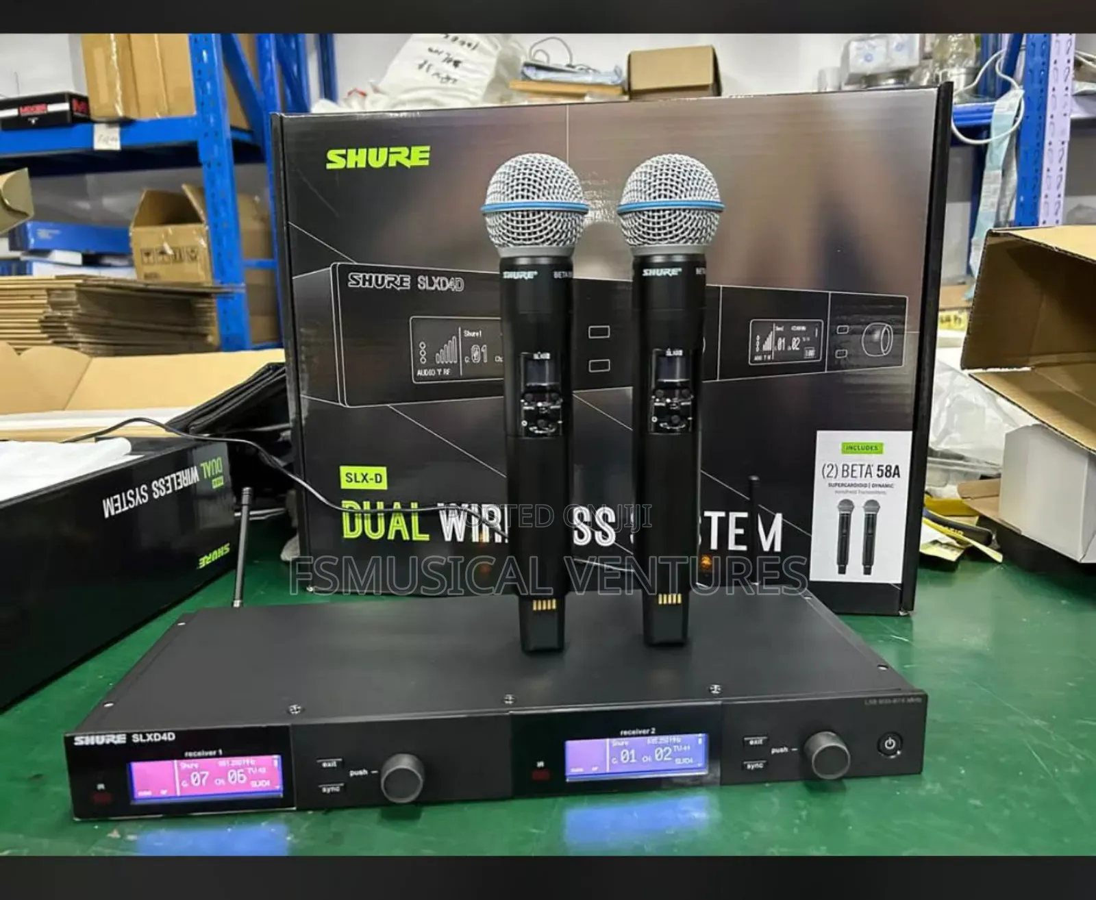 Shure Slxd4 Beta 58a Dual Wireless System