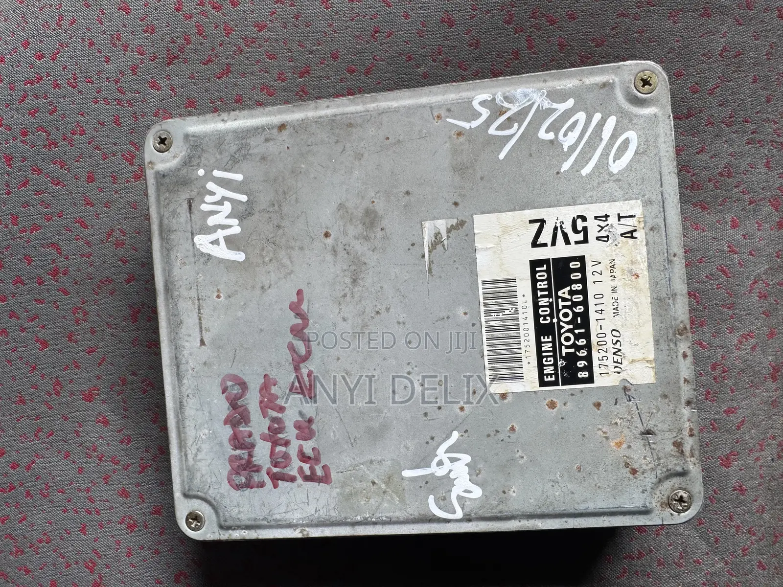 ECU Brain Box Toyota Land Cruiser 2002 5VZFE V6 89661-60800