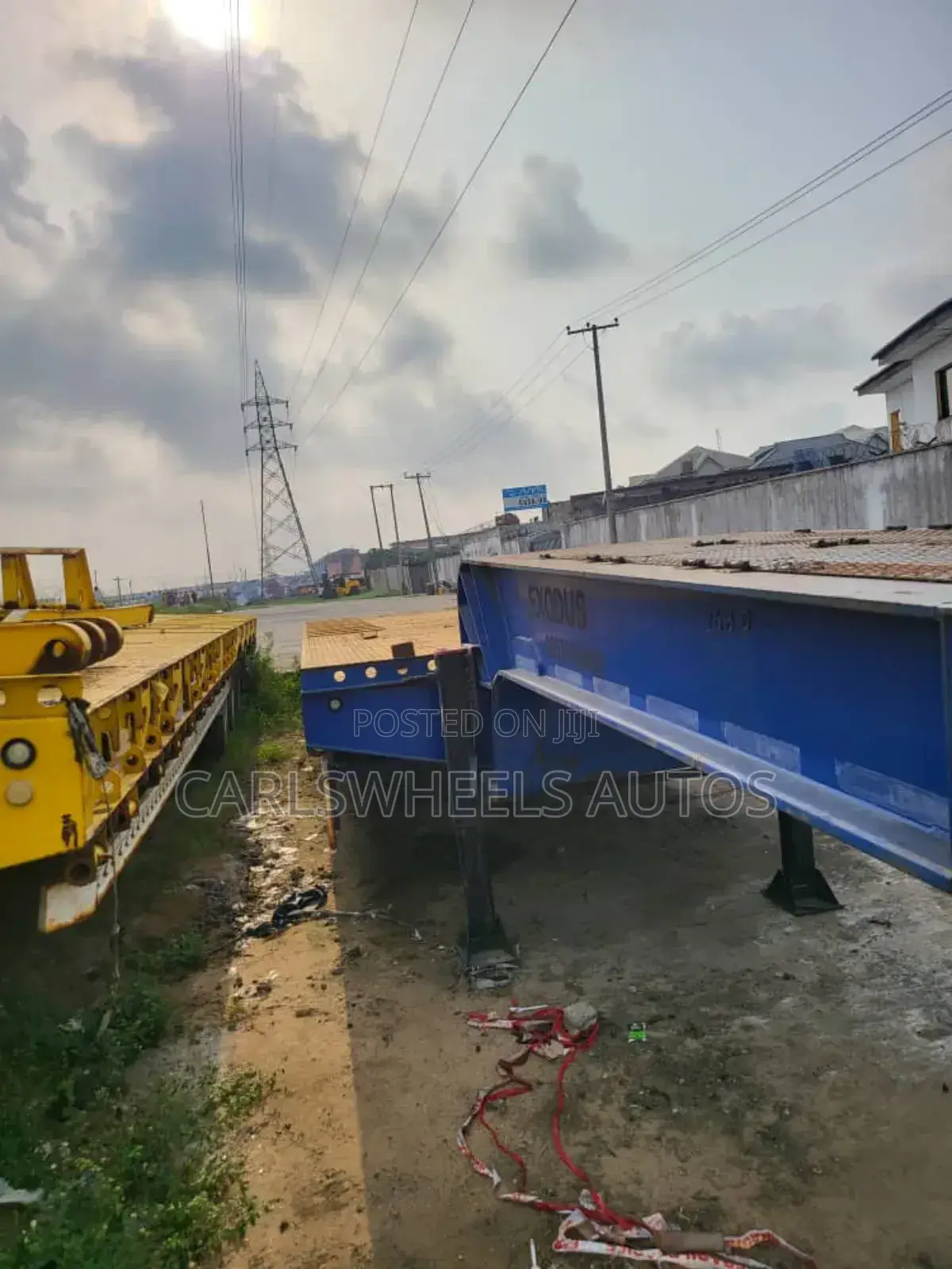 120tons Foreign Used Lowbed
