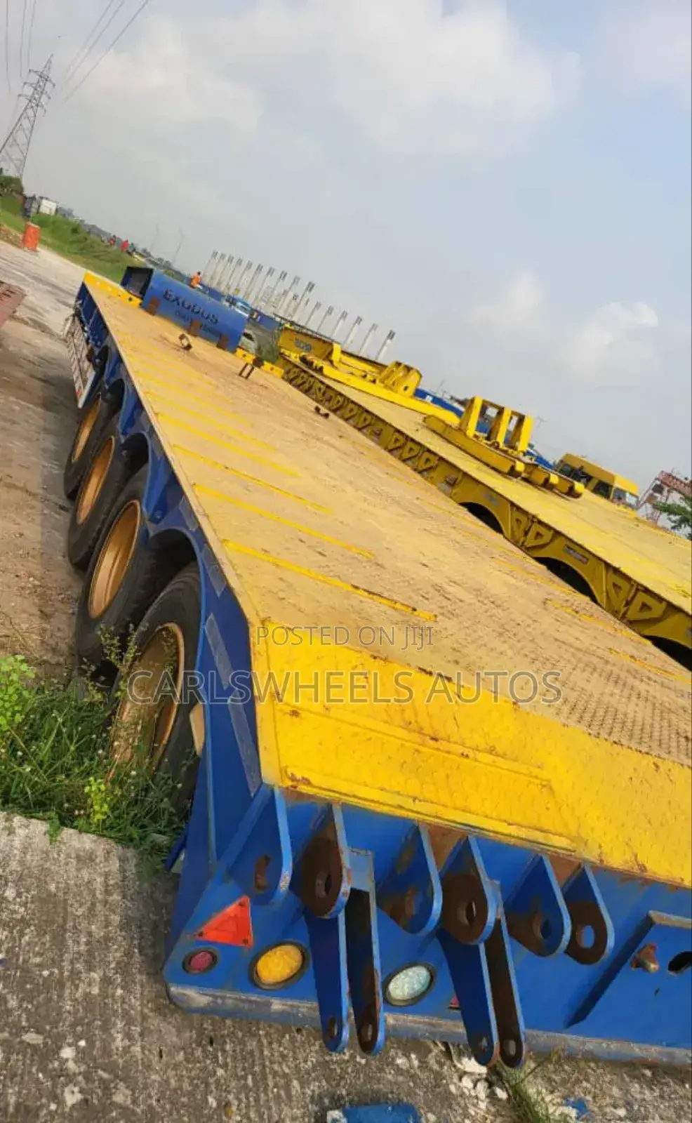 120tons Foreign Used Lowbed