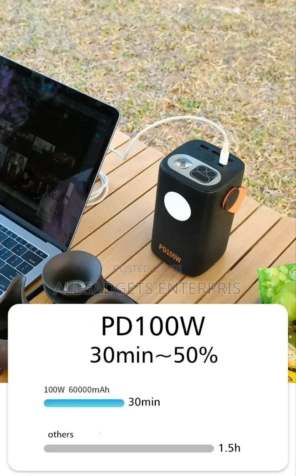 60000mah Laptop Power Bank 100W