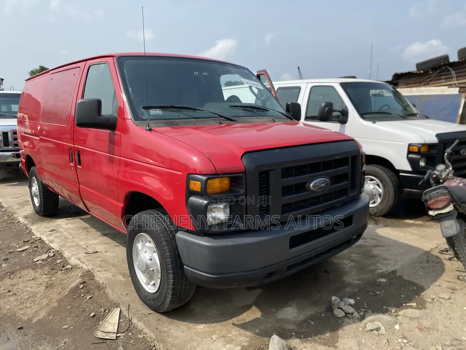 Ford E250 2012 Red
