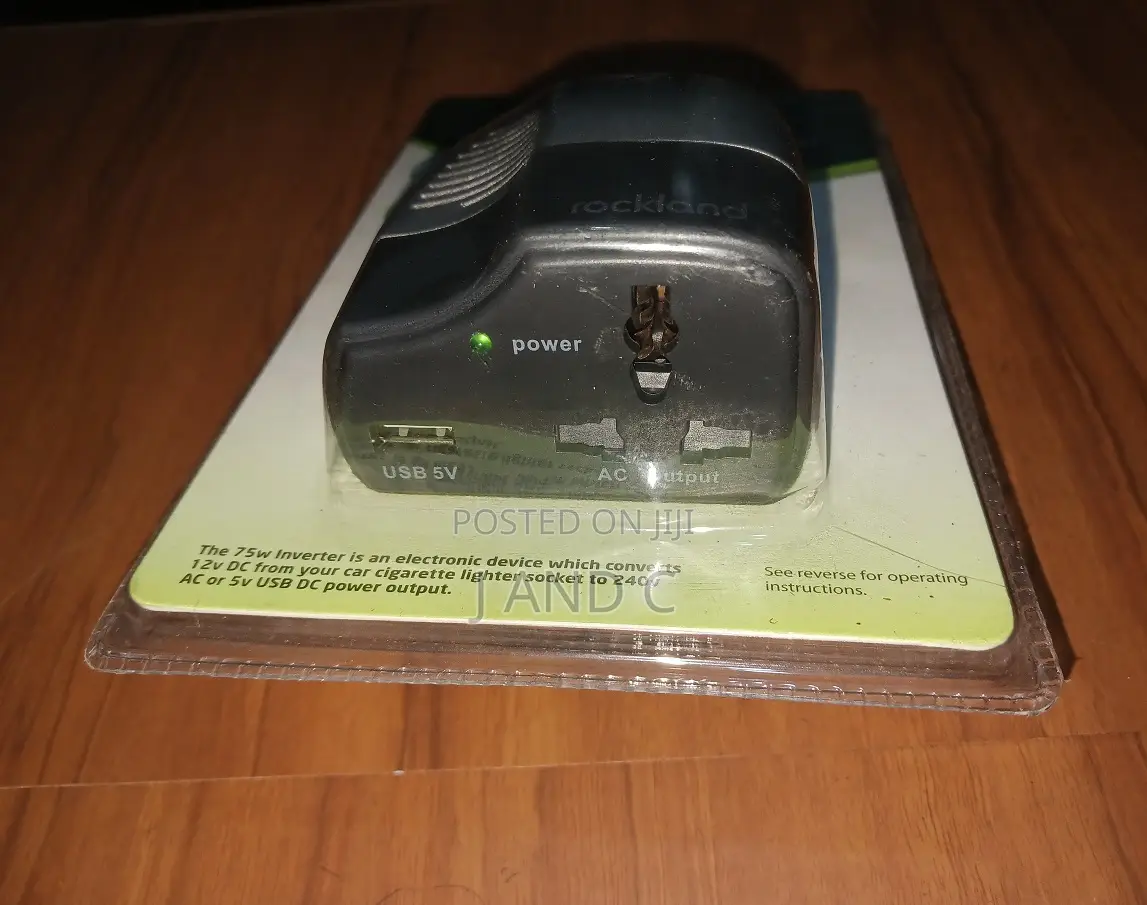75W Rockland Car Inverter With USB Original