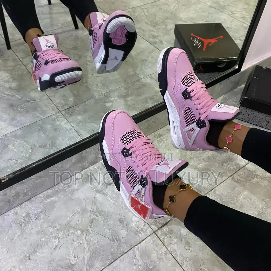 *Air Jordan 4 Retro Pink Orchid Sneaker