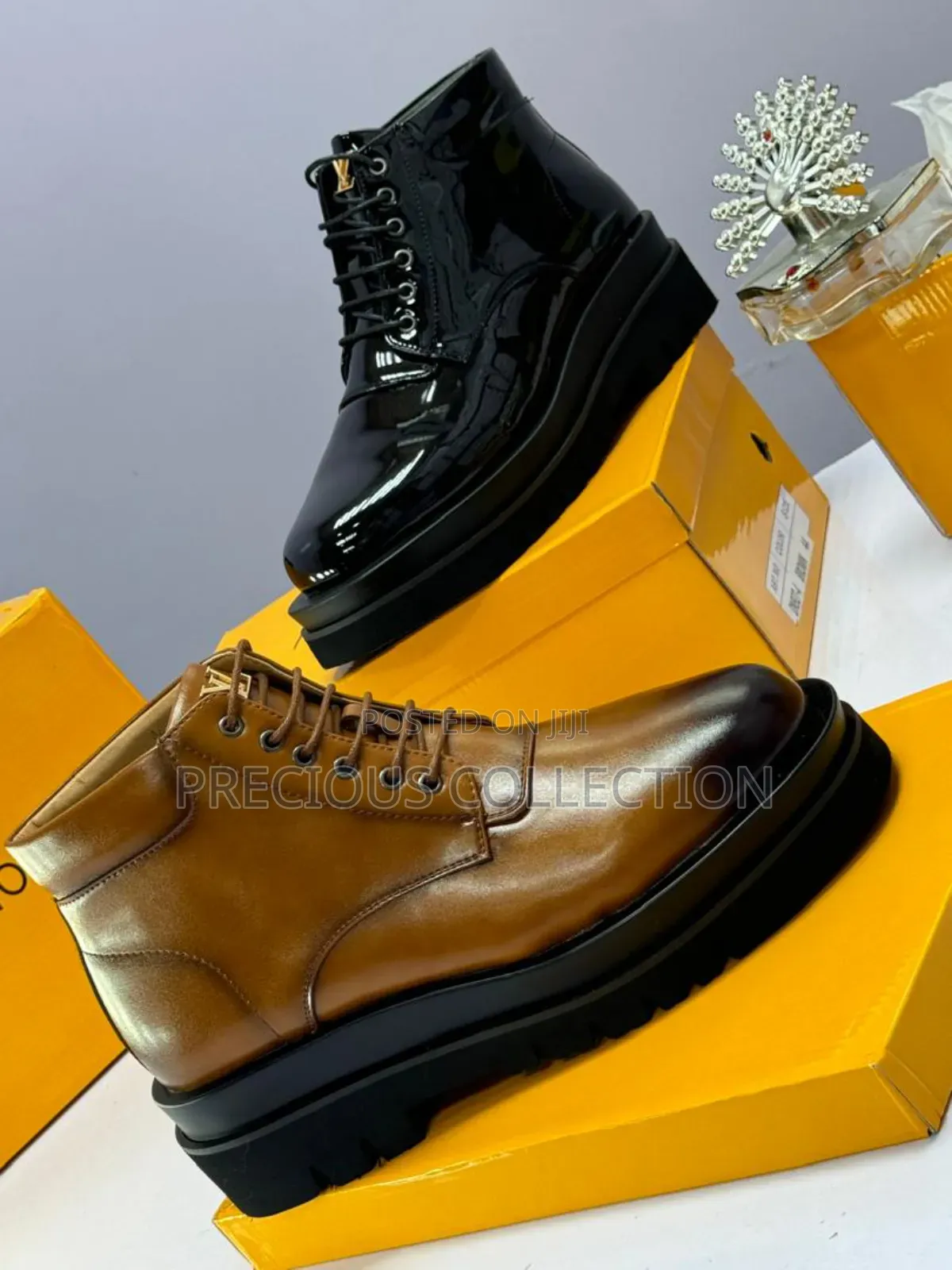 Men's Top Quality Big Sole Lace Up Ankle Shoe