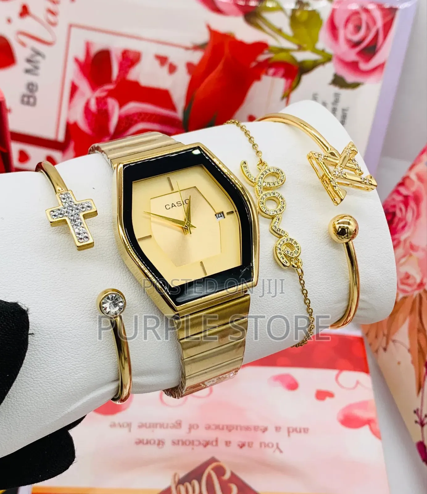 Casio Women~ 1watch Bracelets Set