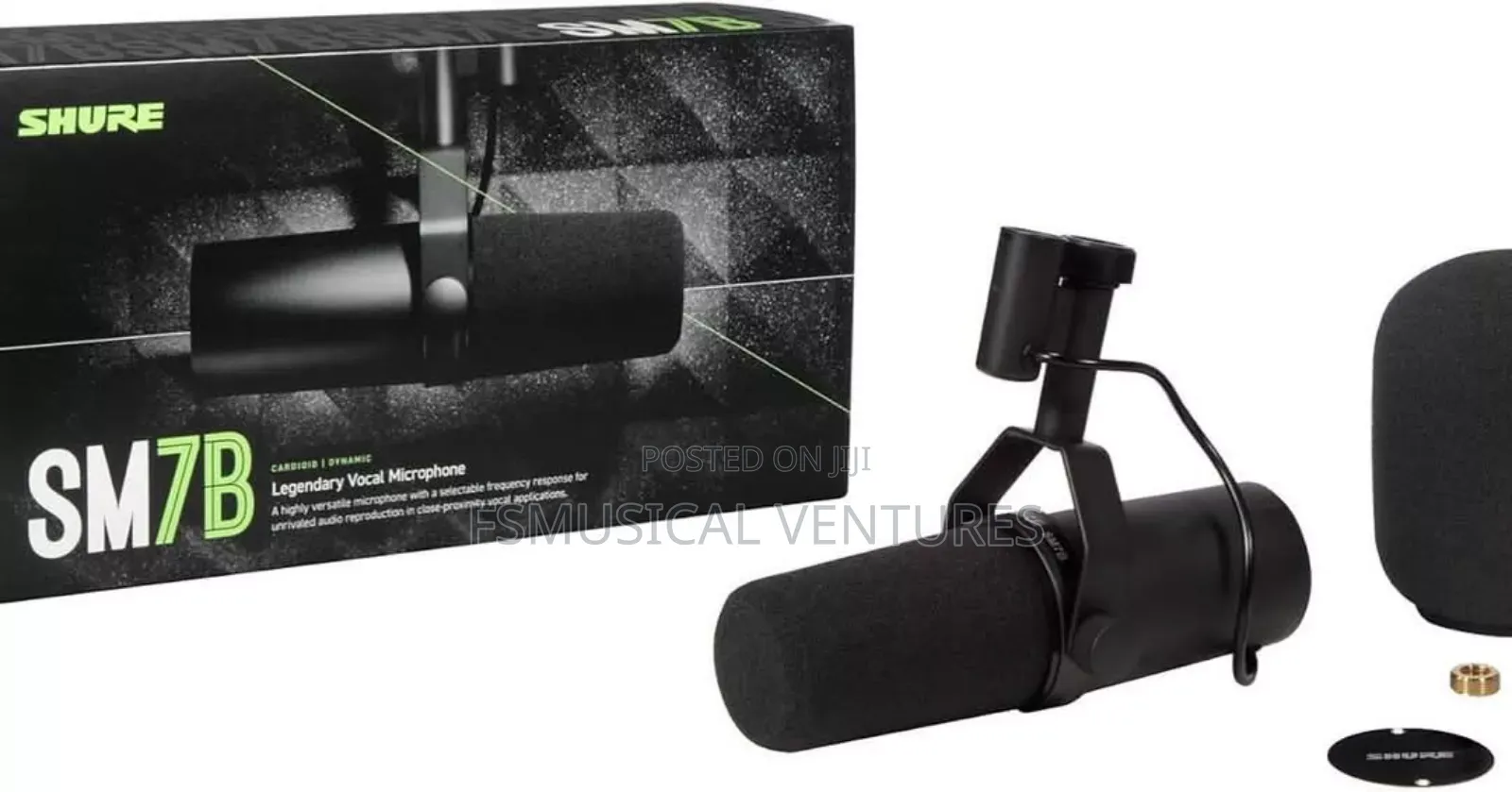 Shure Sm7b Dynamic Legendary Vocal Microphone