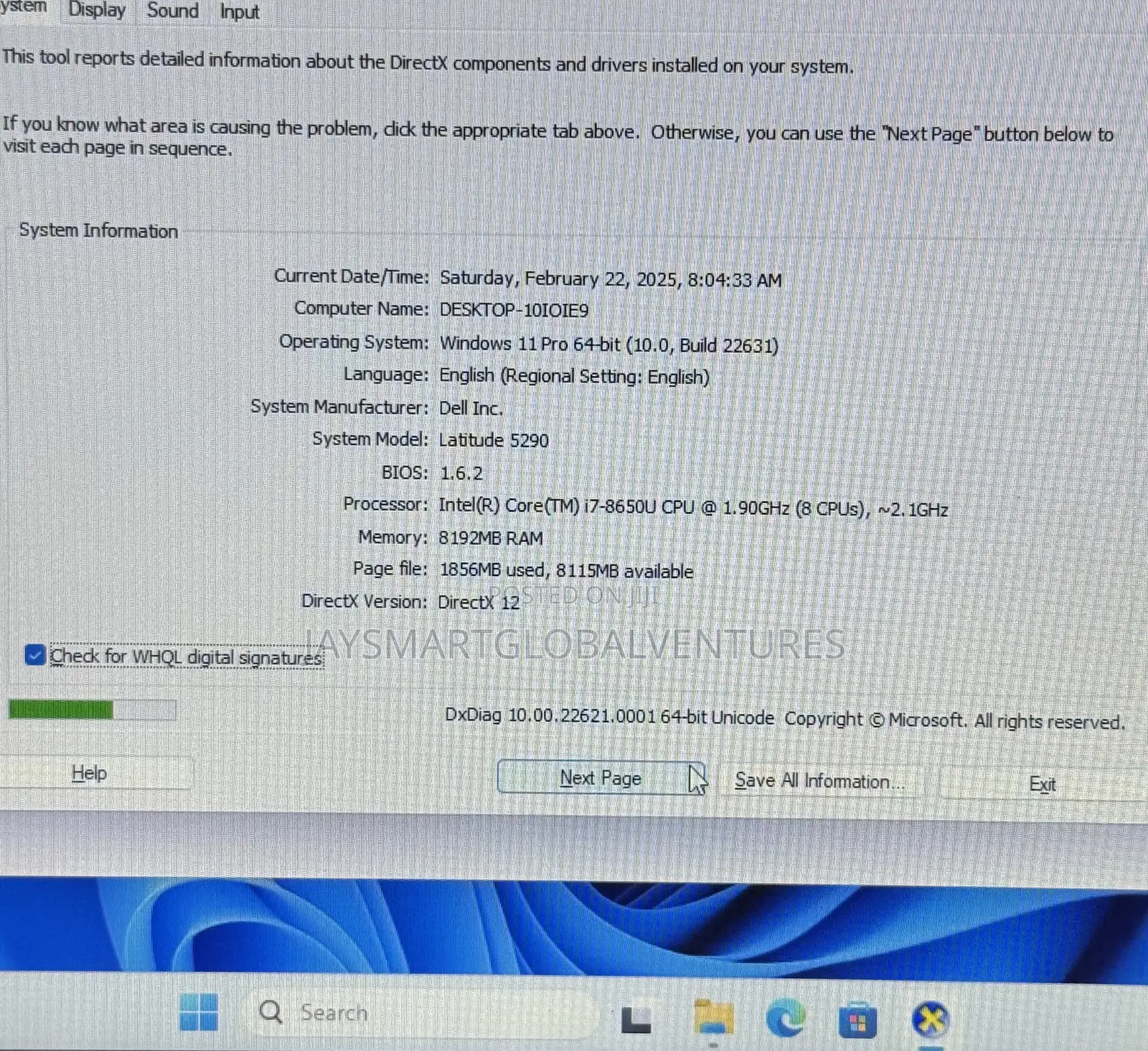 Laptop Dell Latitude 5290 8GB Intel Core i7 SSD 256GB