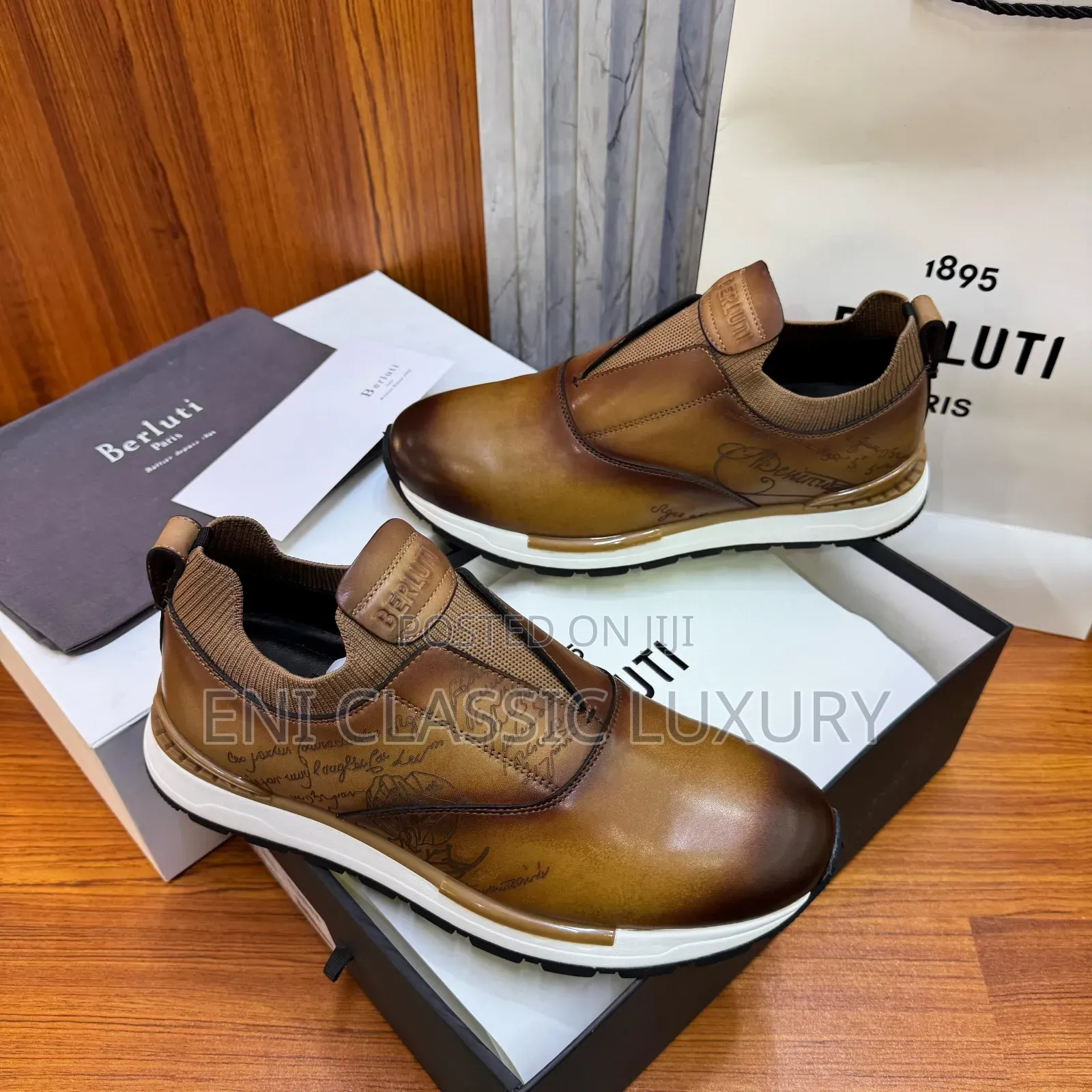 Super High Quality Luxury Men's Sneaker Berluti Best Quality