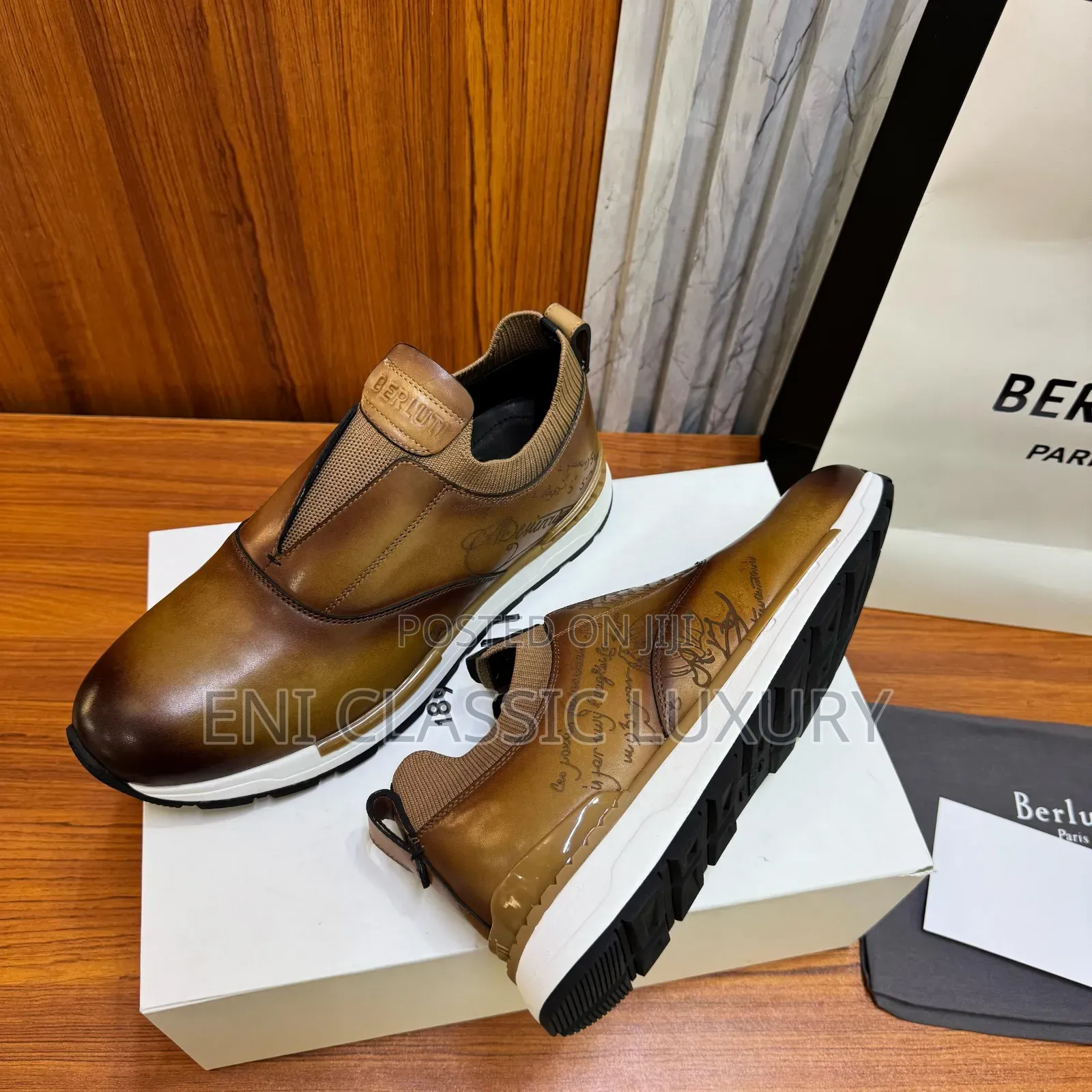 Super High Quality Luxury Men's Sneaker Berluti Best Quality