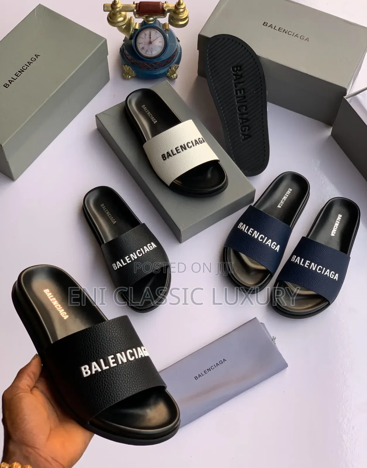 Top Quality Luxury Men's Slides Balenciaga Available