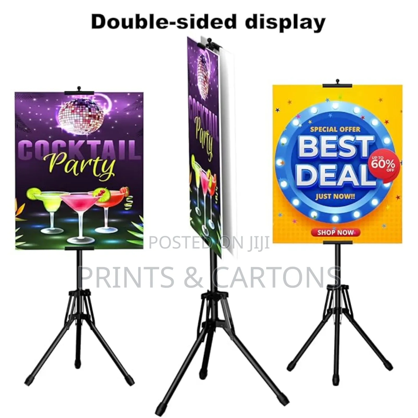 Two Sided Tripod Banner Branding. [223]