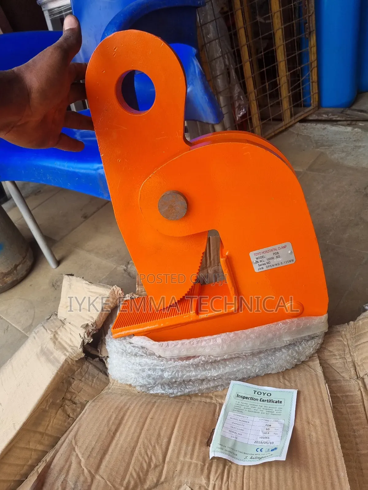 10ton Horizontal Plate Clamp