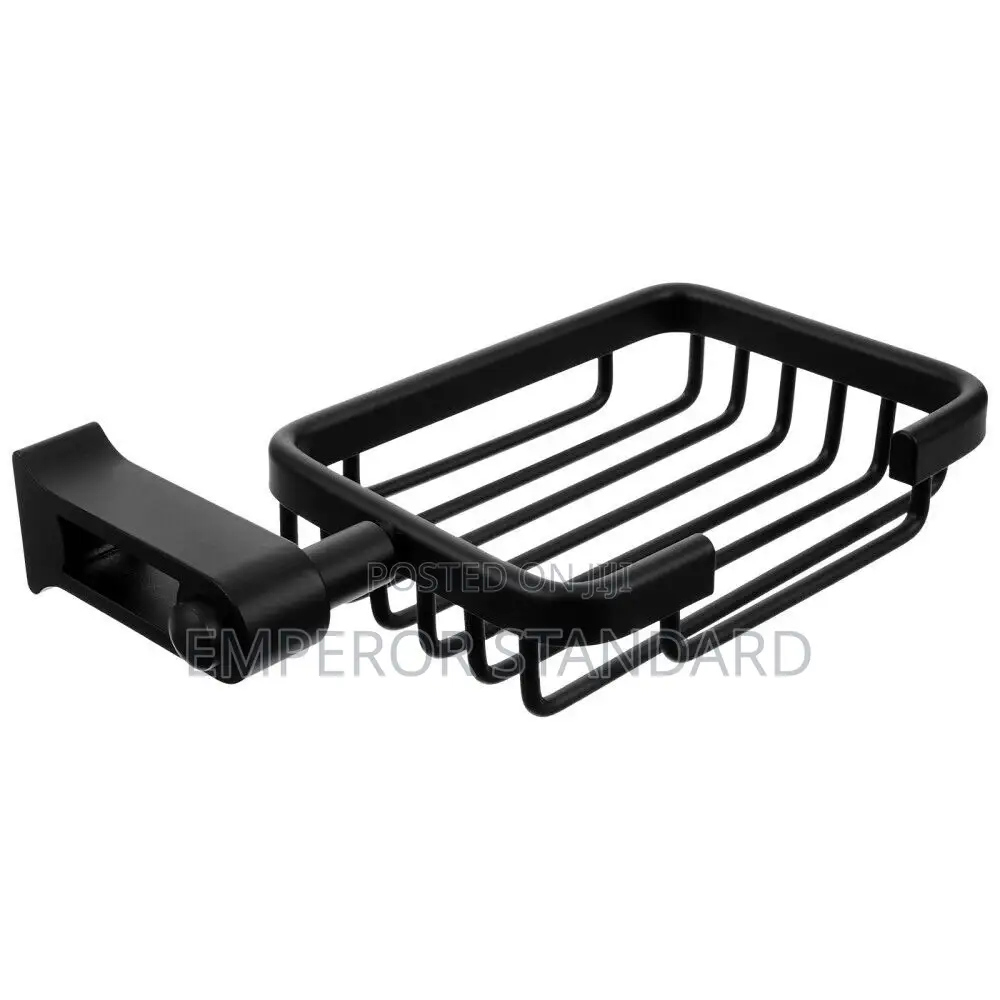 Soap Holder Tray Bar Wall Mounted Shower Box Dish Sponge