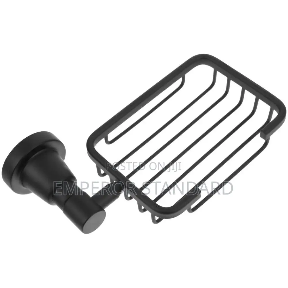 Black Shower Stainless Steel Bathroom Shampoo Holder Soap
