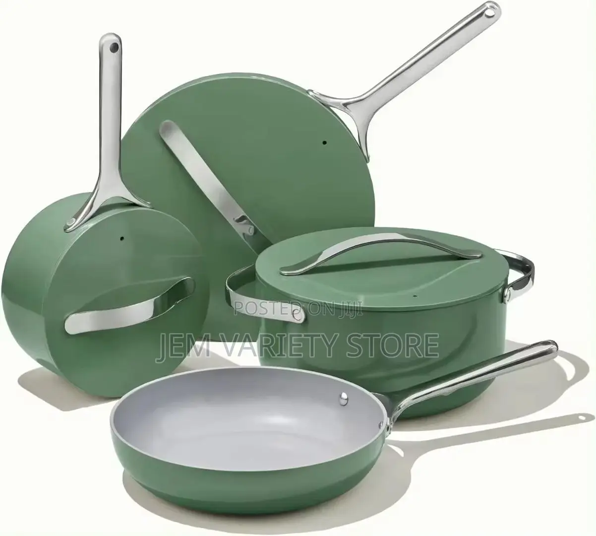 Aluminum Die Cast 7pcs Induction Cookware Set