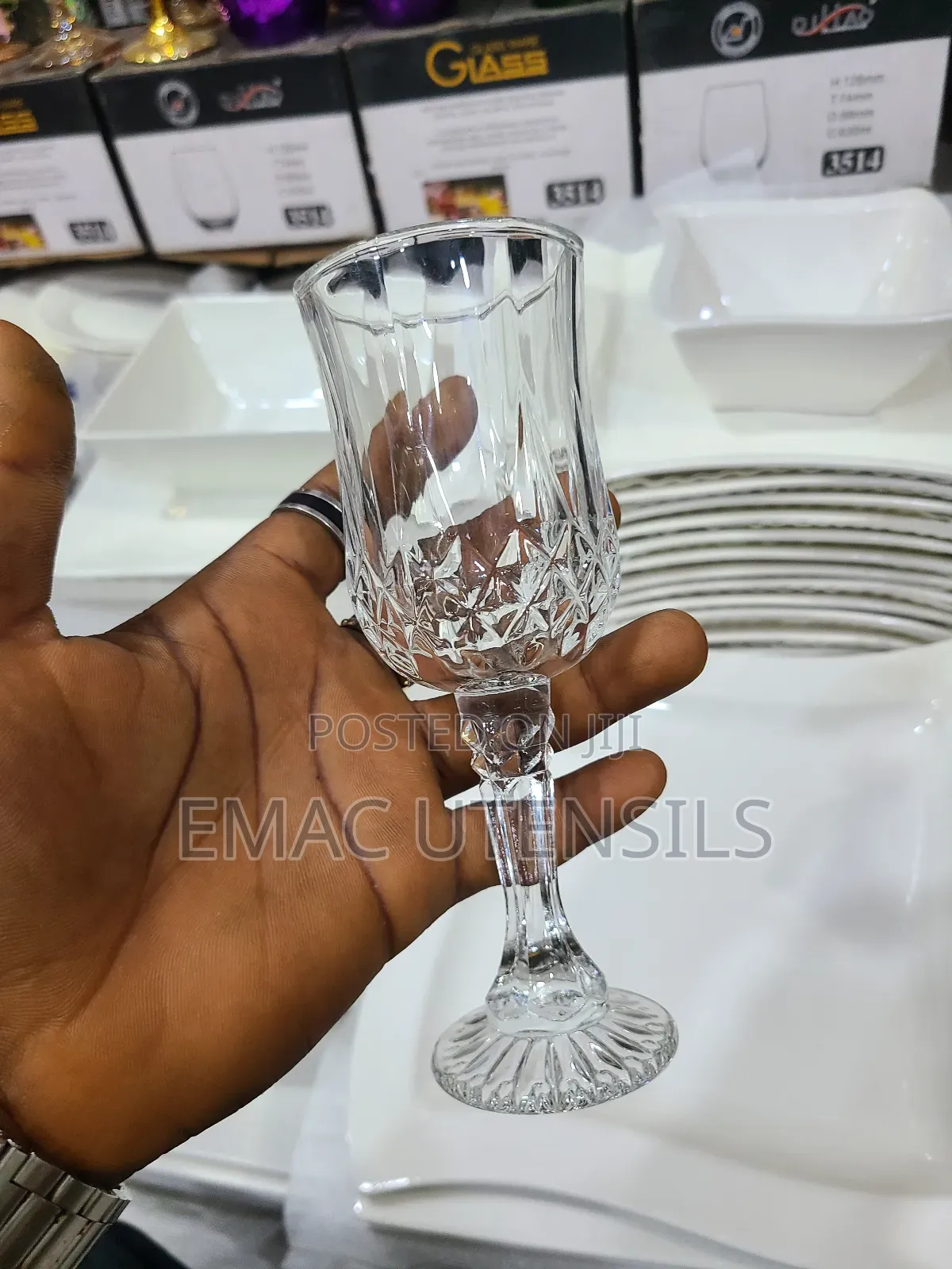 6 Pieces Cristal Wine Glass