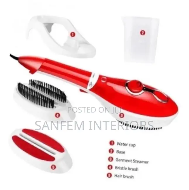Red Steam Iron (Travel Iron)