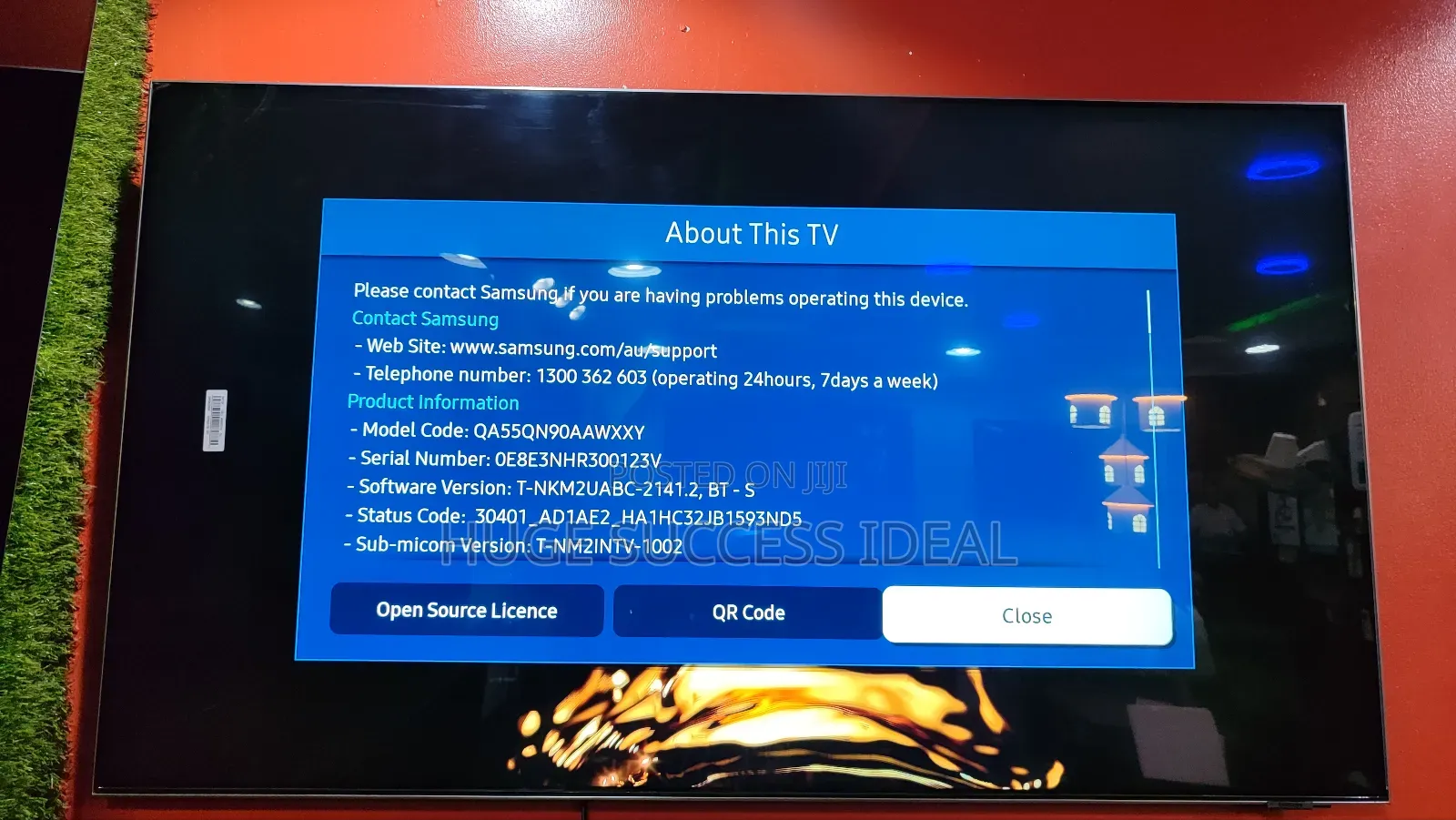 Samsung 55" Neo QLED QN90A Series Smart 4K Ultra HD HDR TV