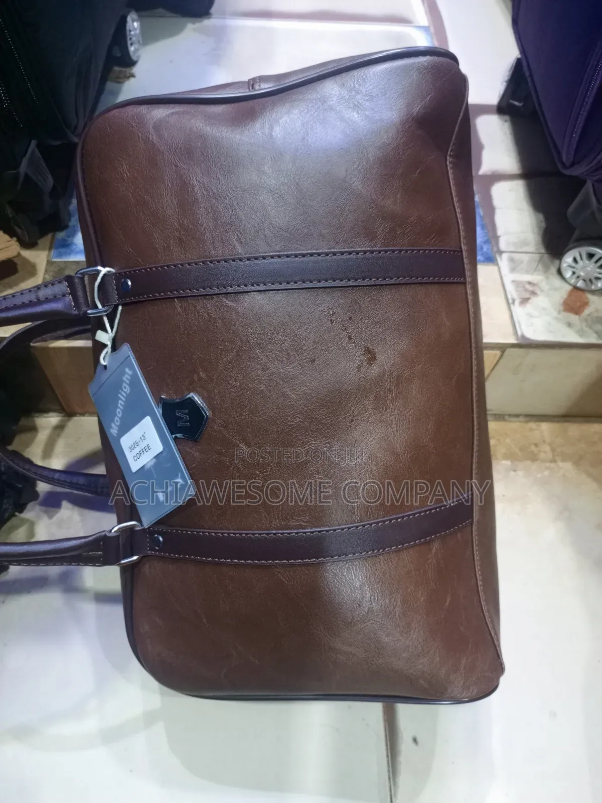 Quality Leather Carry On Duffle Bag
