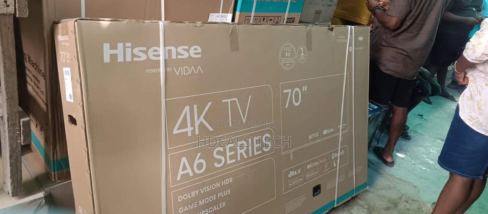 Real Deal- Hisense 70inches TV Smart Miracast Netflix
