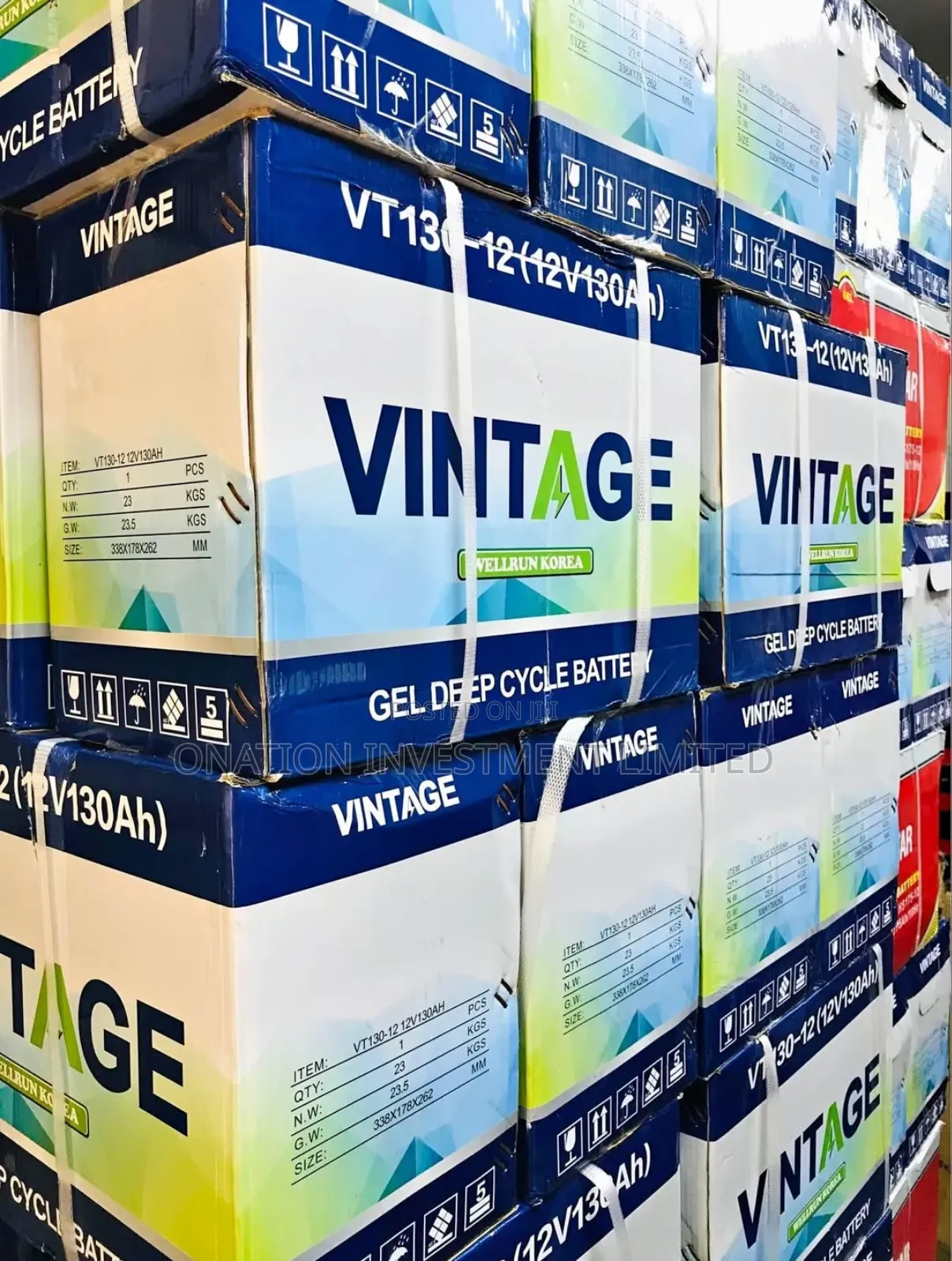 130ah 12v Vintage Dry Cell Battery