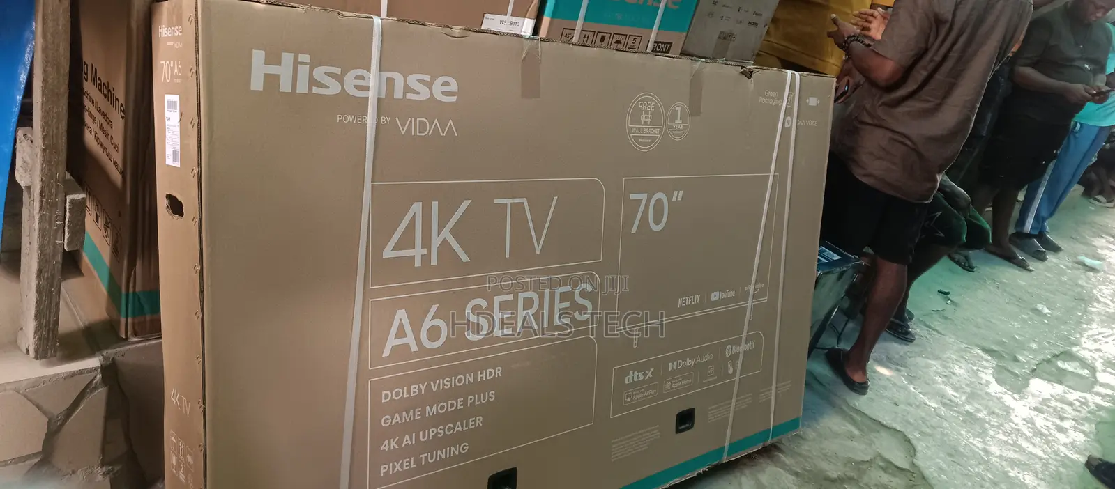 Current Price- Hisense 70inches Smart TV With Miracast Netfl